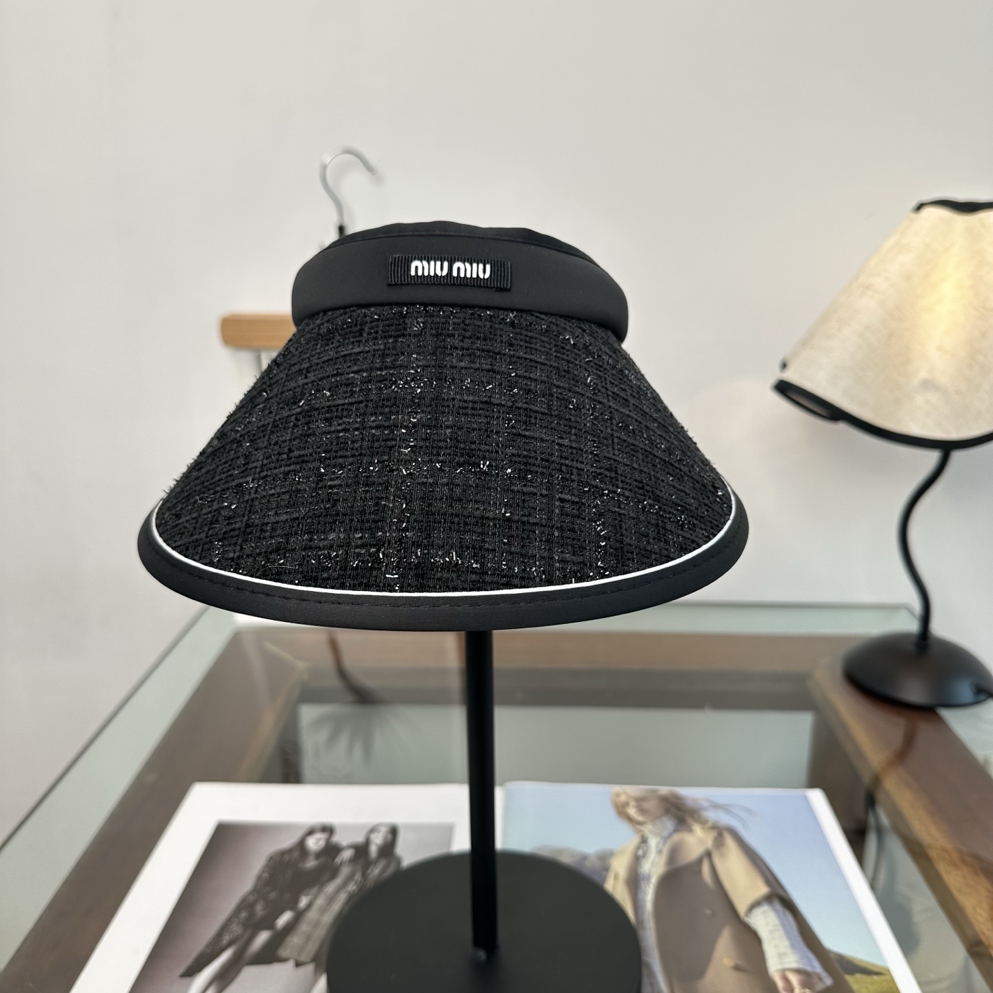 Miu Miu miumiu 缪缪 轻奢名媛风空顶帽 小仙女发箍空顶哦 透气不闷头…夏季