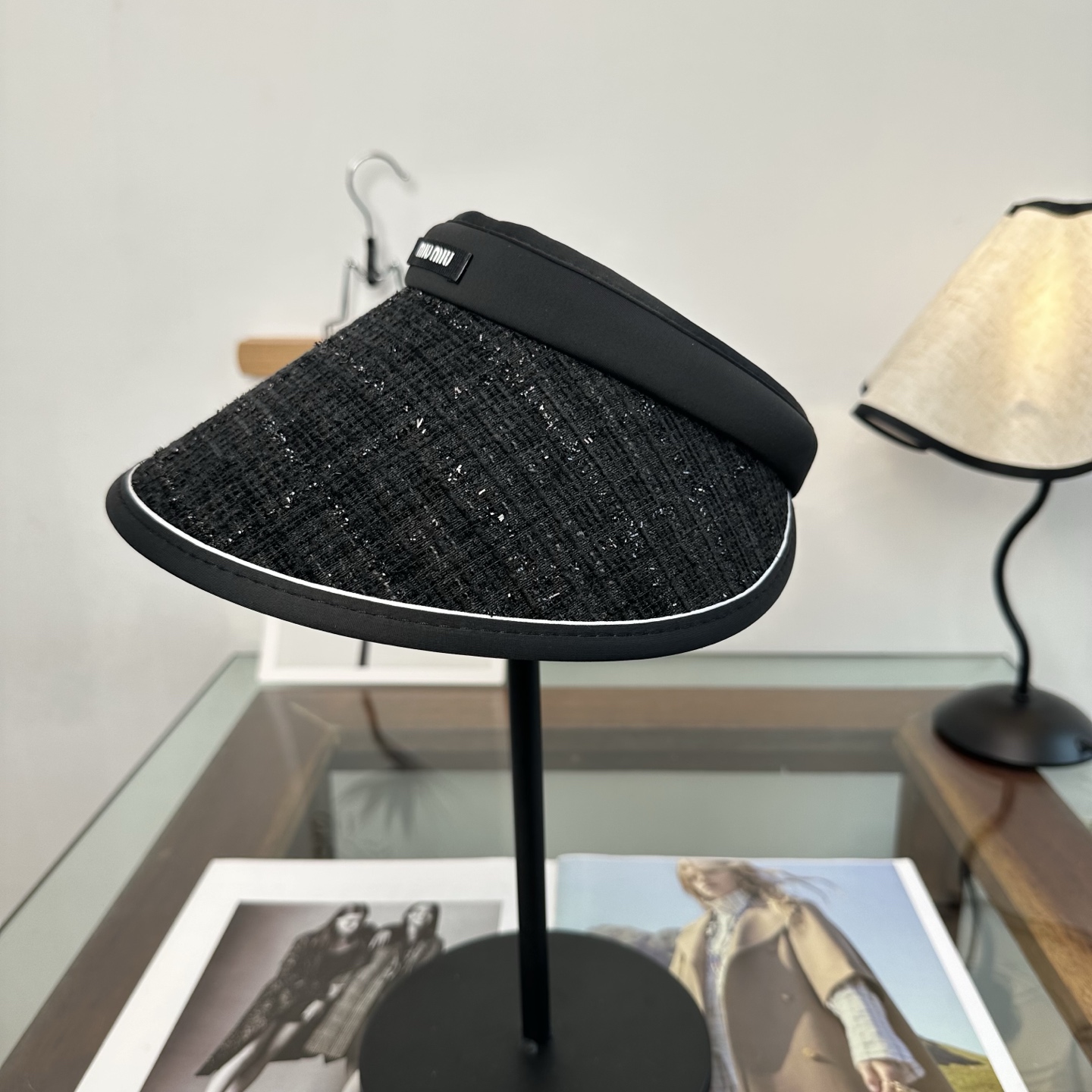 Miu Miu miumiu 缪缪 轻奢名媛风空顶帽 小仙女发箍空顶哦 透气不闷头…夏季