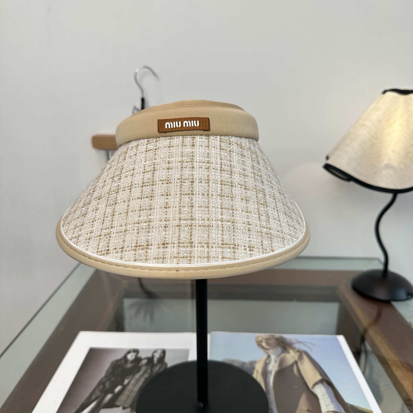 Miu Miu miumiu 缪缪 轻奢名媛风空顶帽 小仙女发箍空顶哦 透气不闷头…夏季