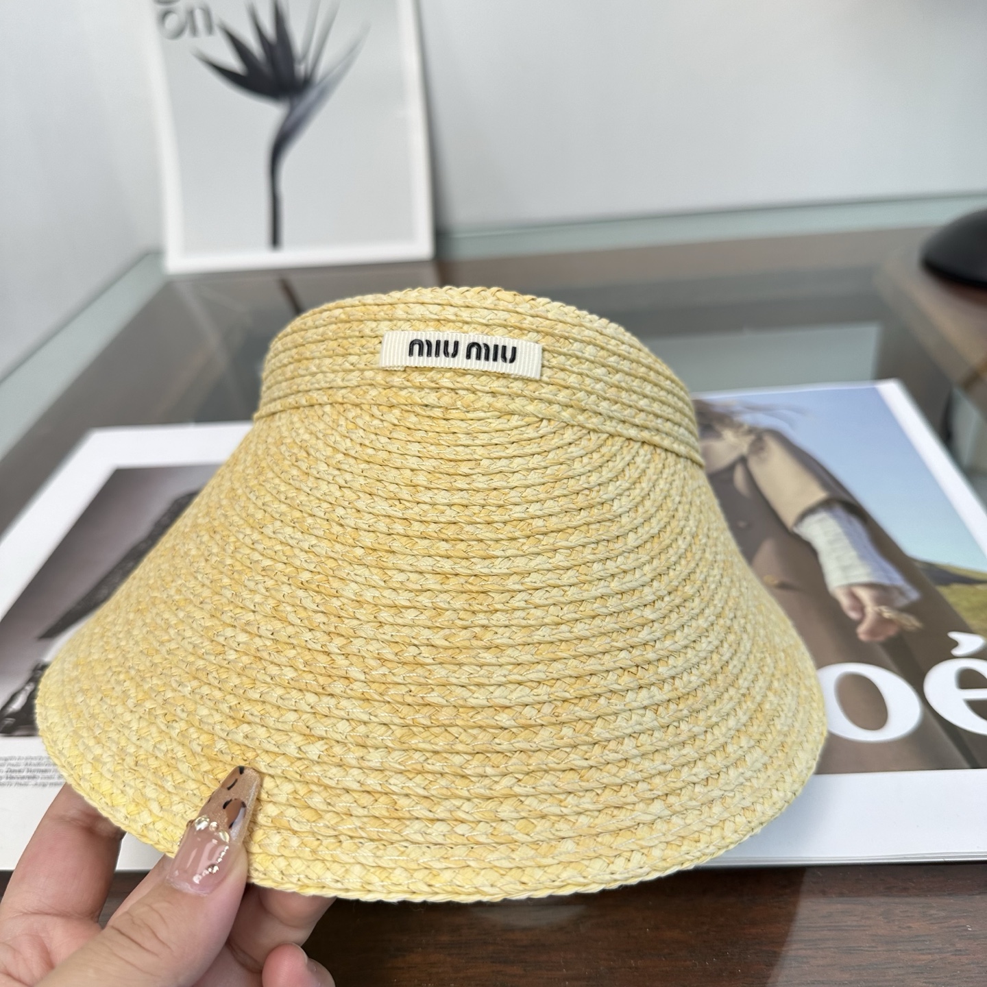 Miu Miu miumiu 缪缪 轻奢名媛风空顶帽 小仙女发箍空顶哦 透气不闷头…夏季
