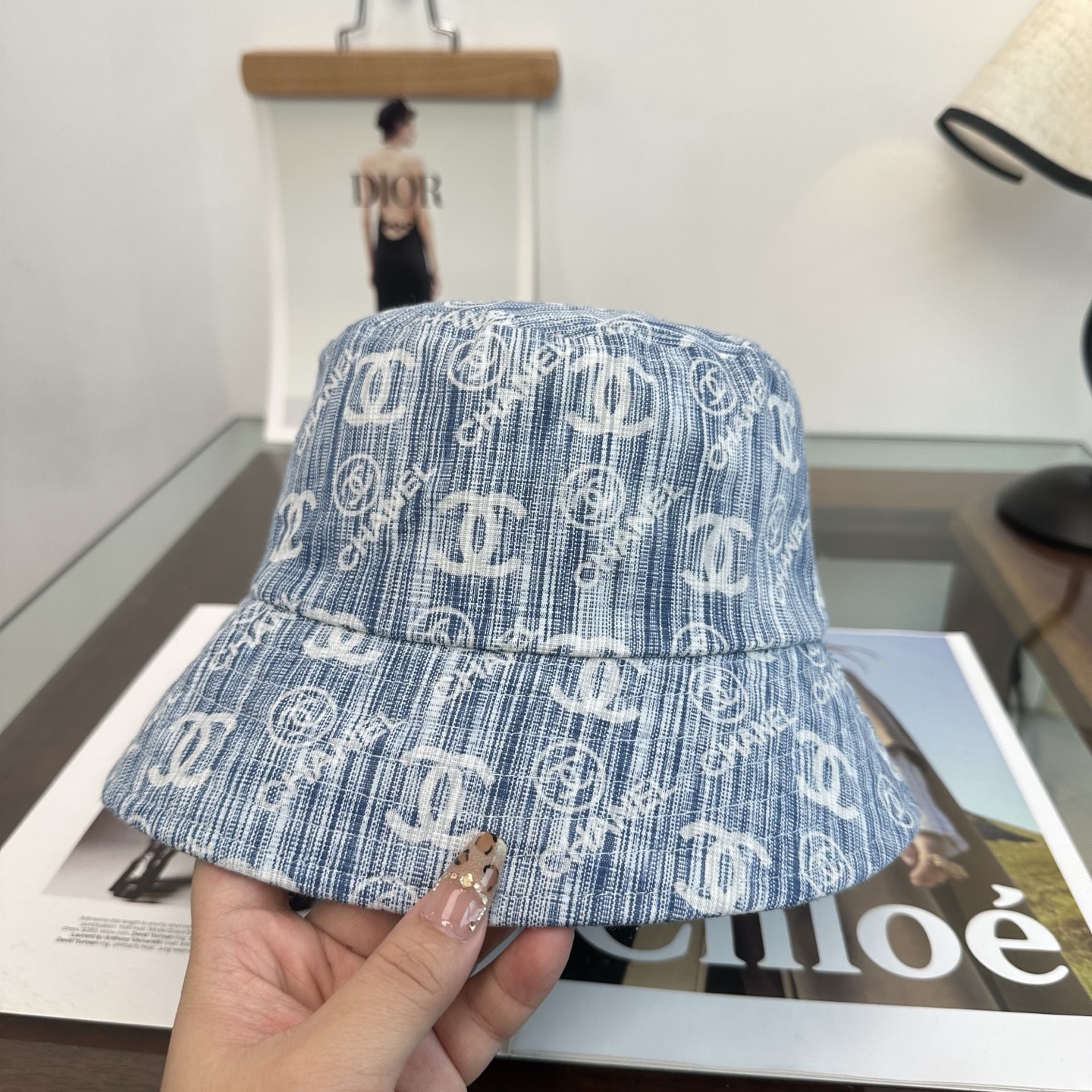 Chanel CHANEL香奈儿 渔夫帽 款 轻盈透气。完美版型，对格精准无误， 品质，独家 摄，男女适用