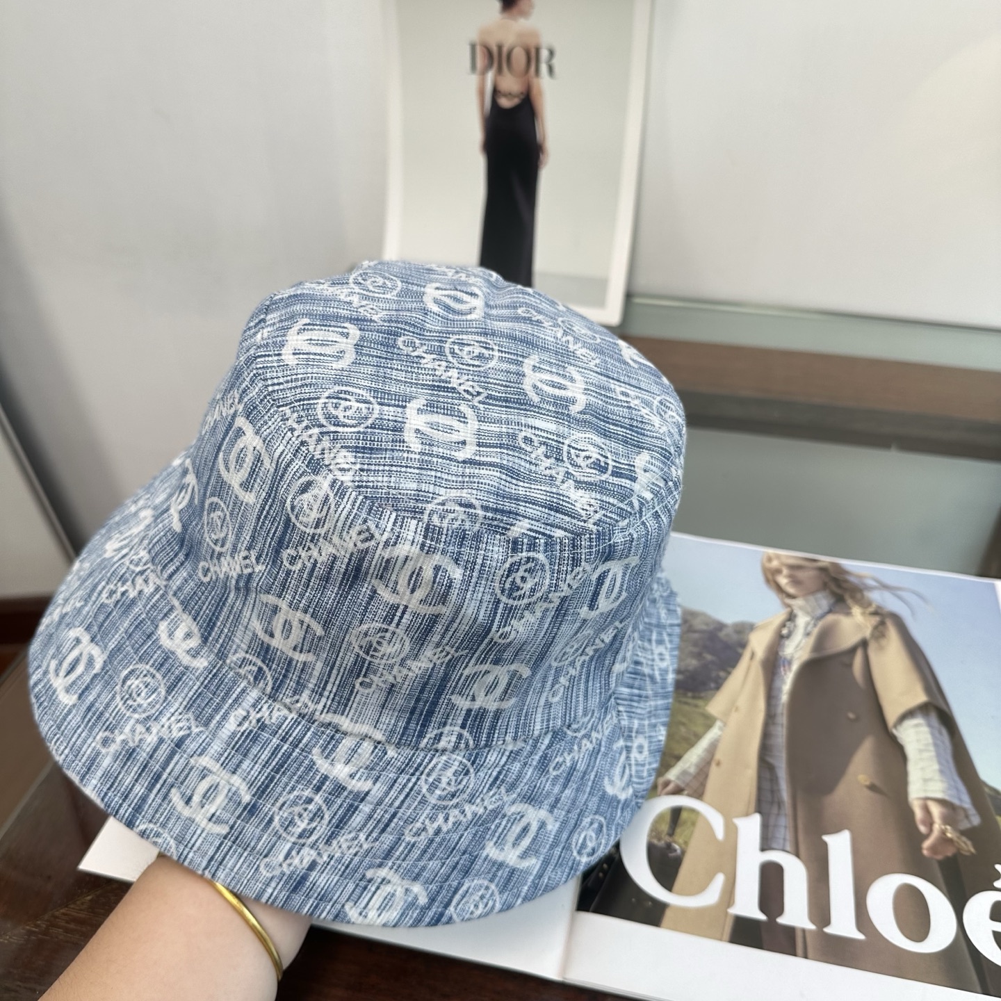 Chanel CHANEL香奈儿 渔夫帽 款 轻盈透气。完美版型，对格精准无误， 品质，独家 摄，男女适用