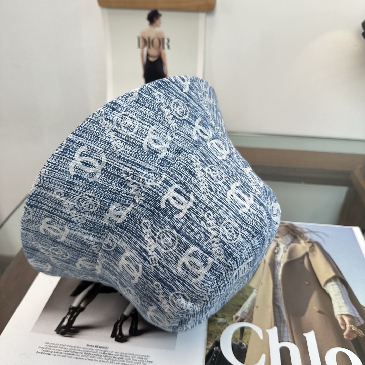 Chanel CHANEL香奈儿 渔夫帽 款 轻盈透气。完美版型，对格精准无误， 品质，独家 摄，男女适用