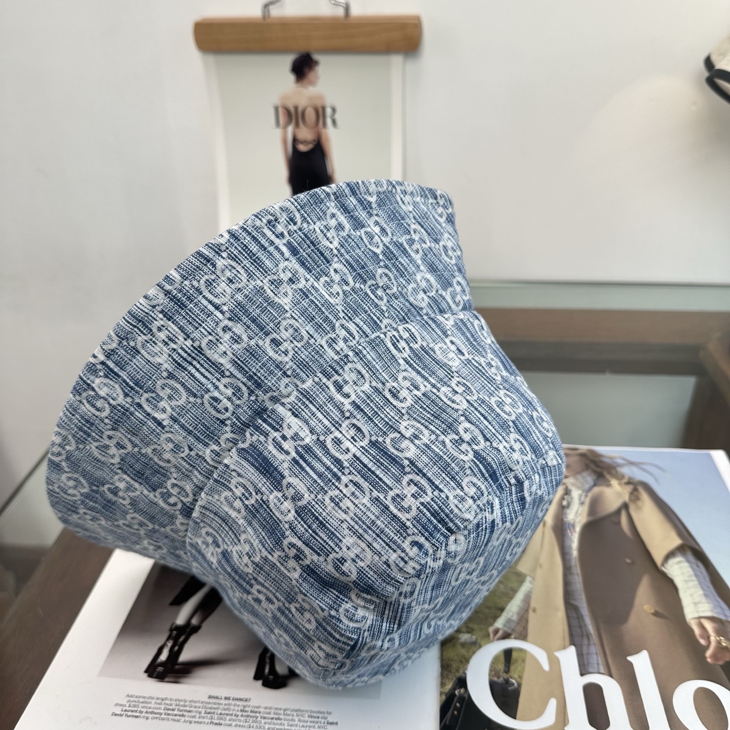 Gucci GUCCI 古奇 渔夫帽 款 轻盈透气。完美版型，对格精准无误， 品质，独家 摄，男女适用