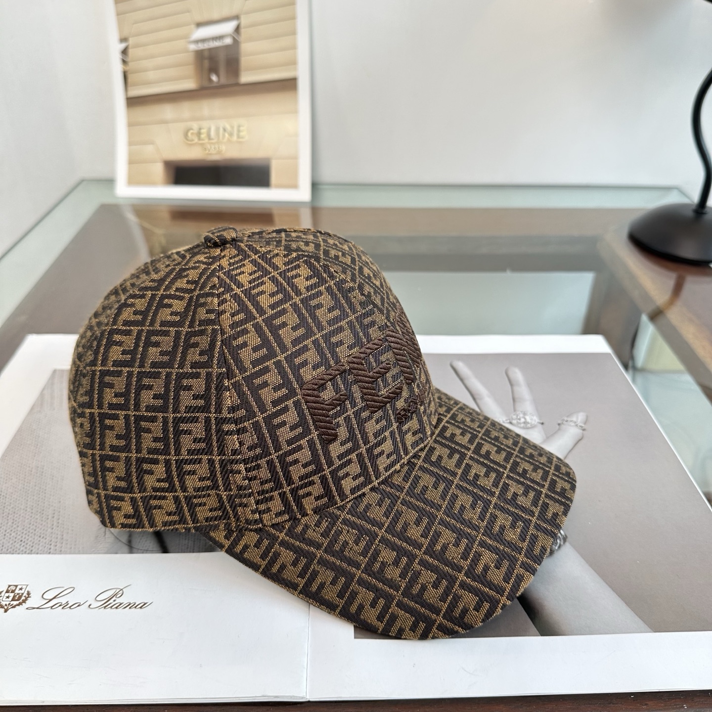 Fendi FENDI芬迪 老花系列棒球帽 FF中古单品，气质穿搭单品，质量杠杠