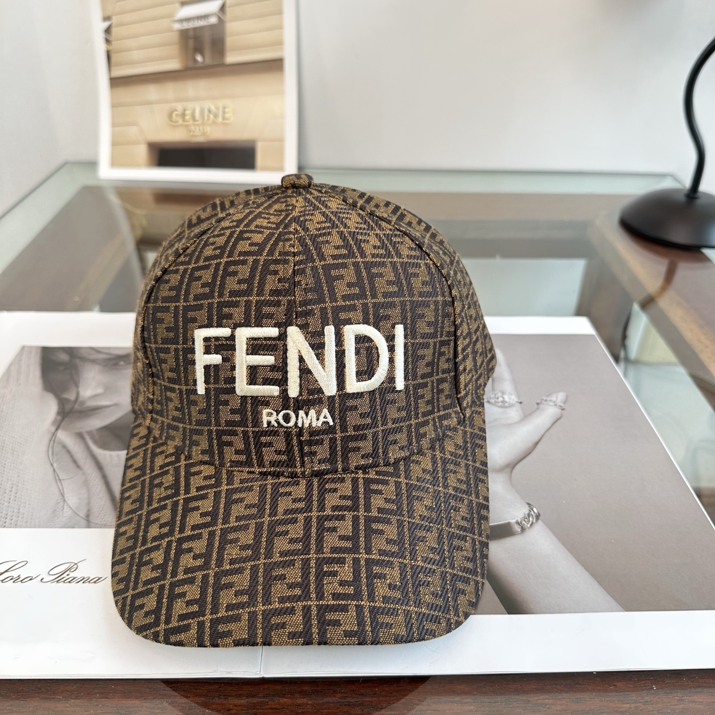 Fendi FENDI芬迪 老花系列棒球帽 FF中古单品，气质穿搭单品，质量杠杠