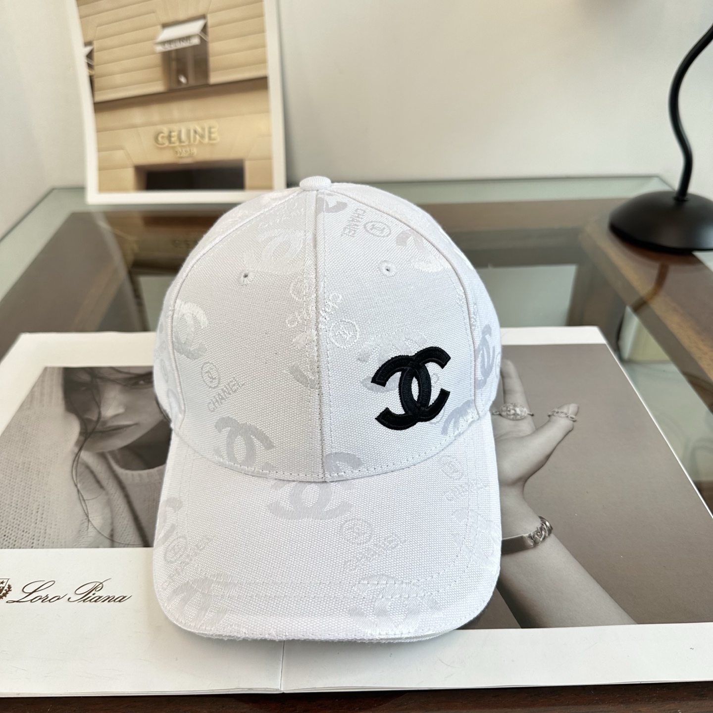 Chanel CHANEL香奈儿新款高级感唯美纹路小香风鸭舌帽 ，遮阳又超好搭配，出街单品 高货版本