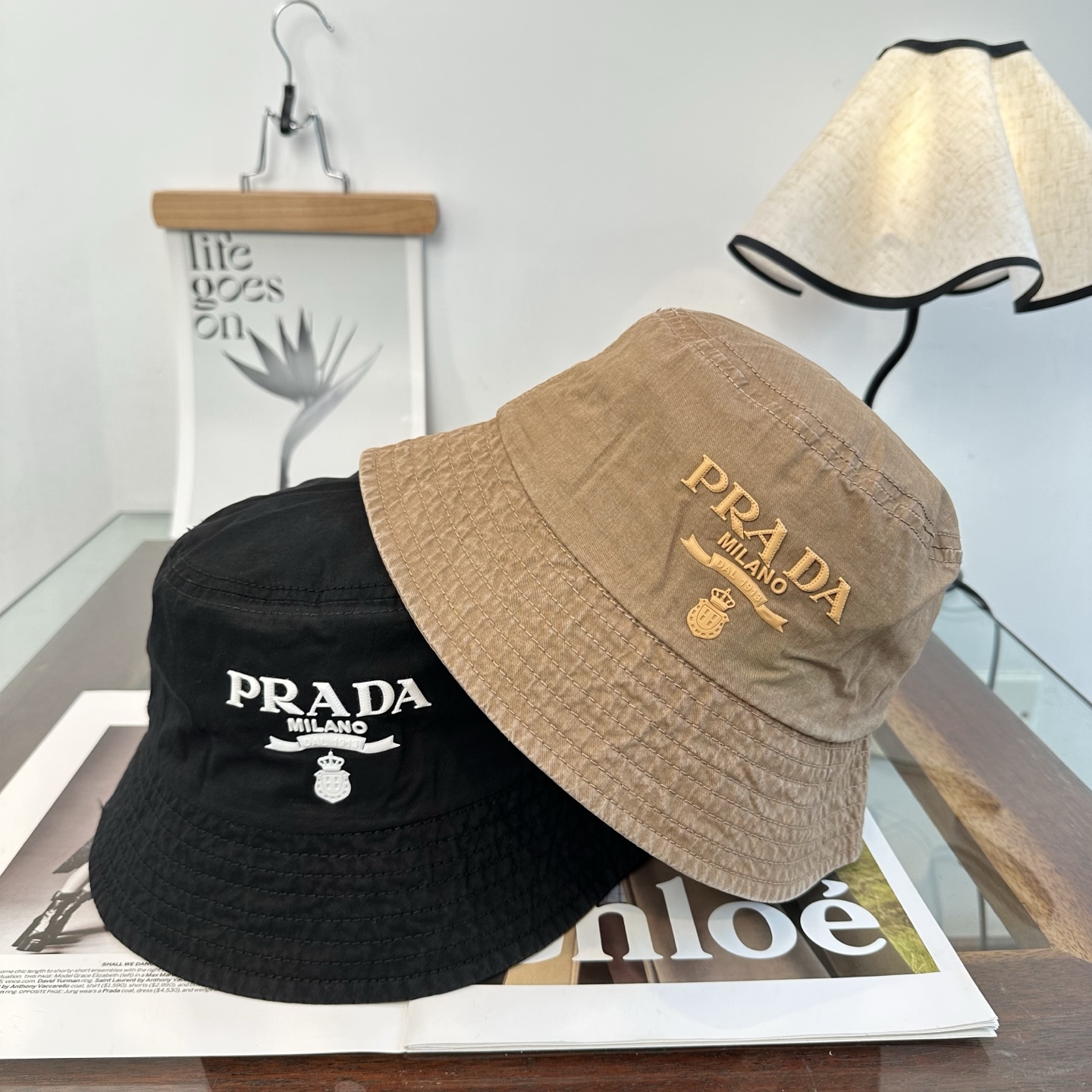 Prada 普拉达 Prada 渔夫帽，显脸小 款超好搭配，赶紧入手