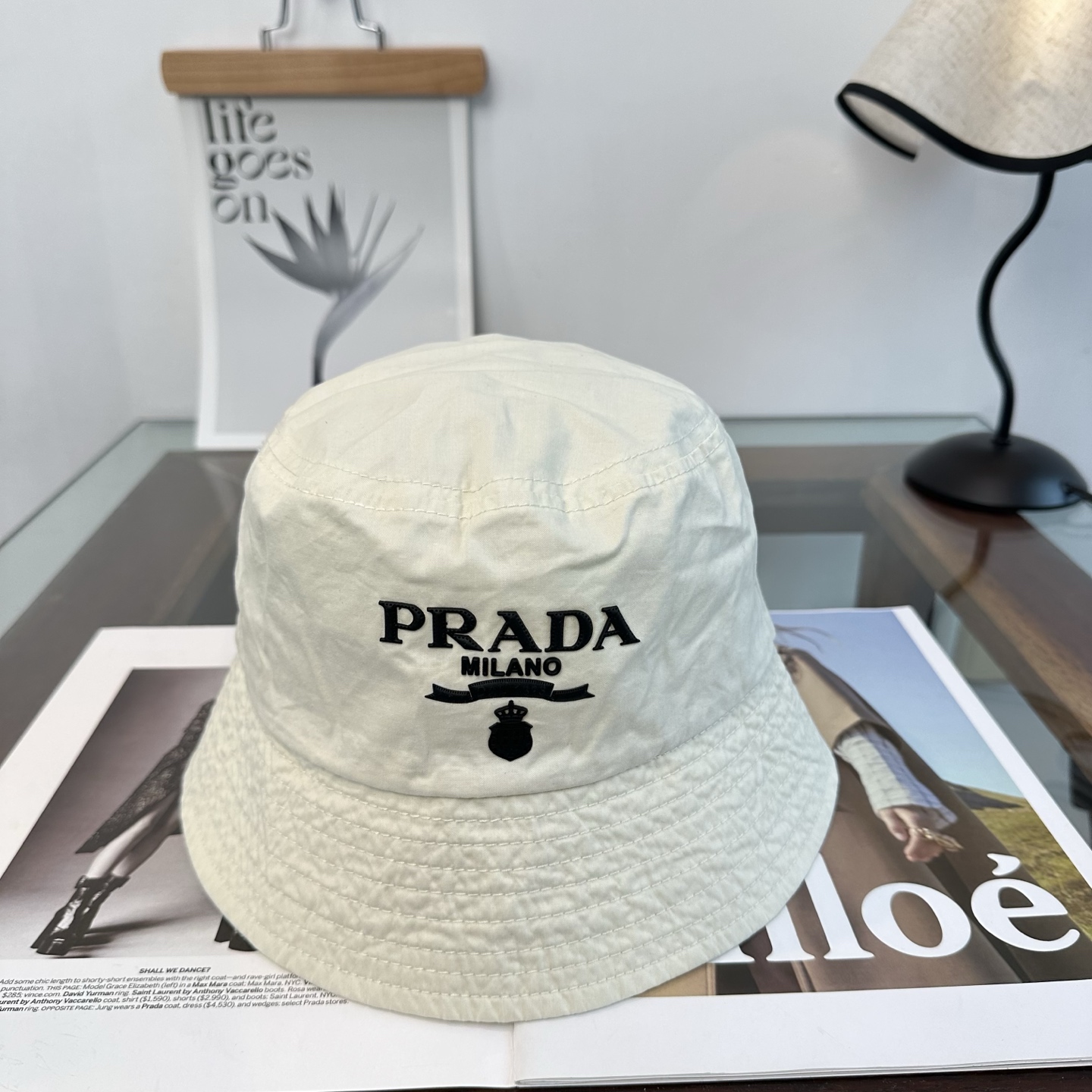 Prada 普拉达 Prada 渔夫帽，显脸小 款超好搭配，赶紧入手