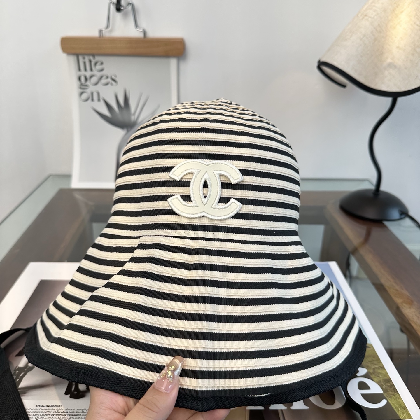 Chanel 2026新款可遮阳帽女透气渔夫帽