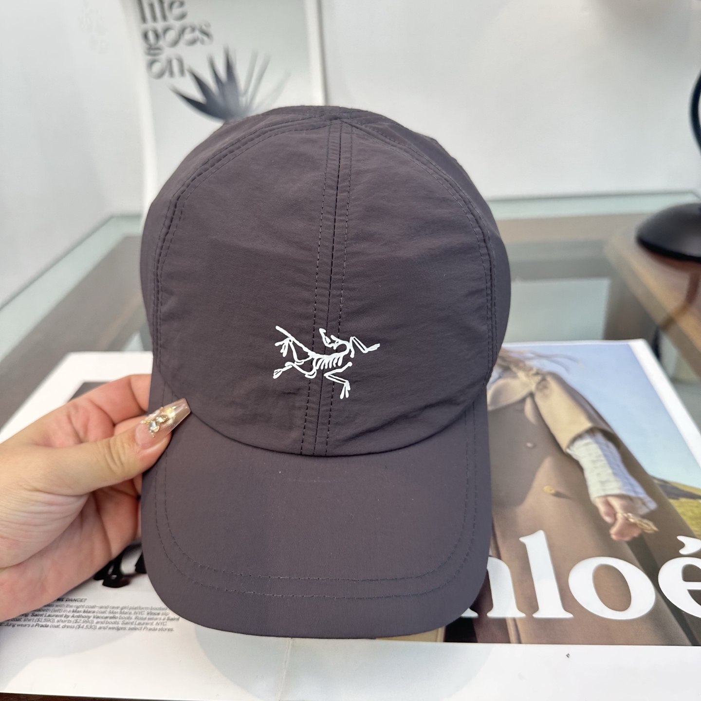 ARCTERYX SMALL BIRD HAT 始祖鸟弯檐棒球帽轻量帽子防晒帽遮阳帽情侣款SMALL B