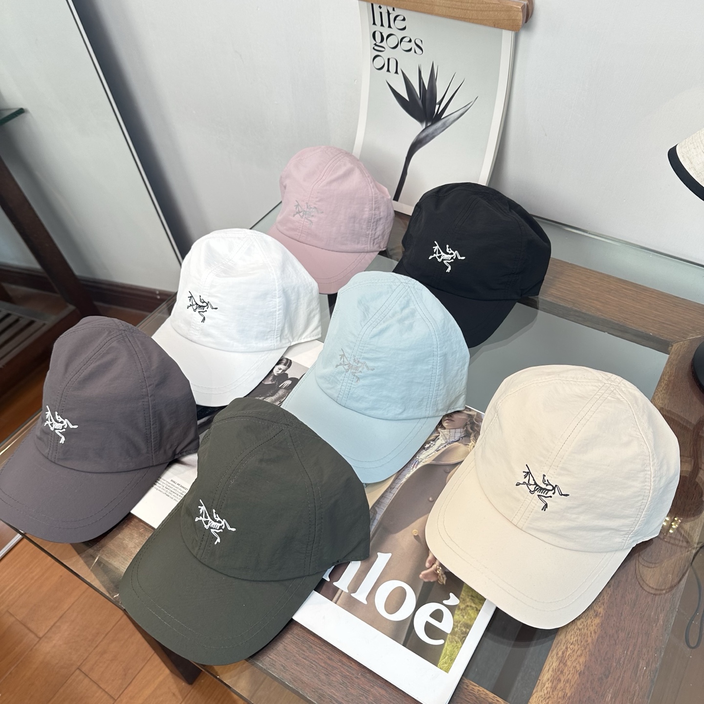 Arc'teryx ARCTERYX SMALL BIRD HAT 始祖鸟弯檐棒球帽轻量帽子防晒帽遮阳帽 SMALL BIRD帽子四季皆宜
