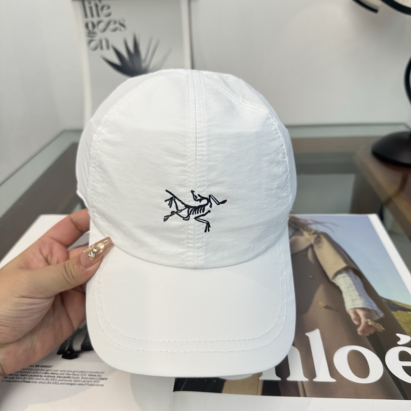 ARCTERYX SMALL BIRD HAT 始祖鸟弯檐棒球帽轻量帽子防晒帽遮阳帽情侣款SMALL B