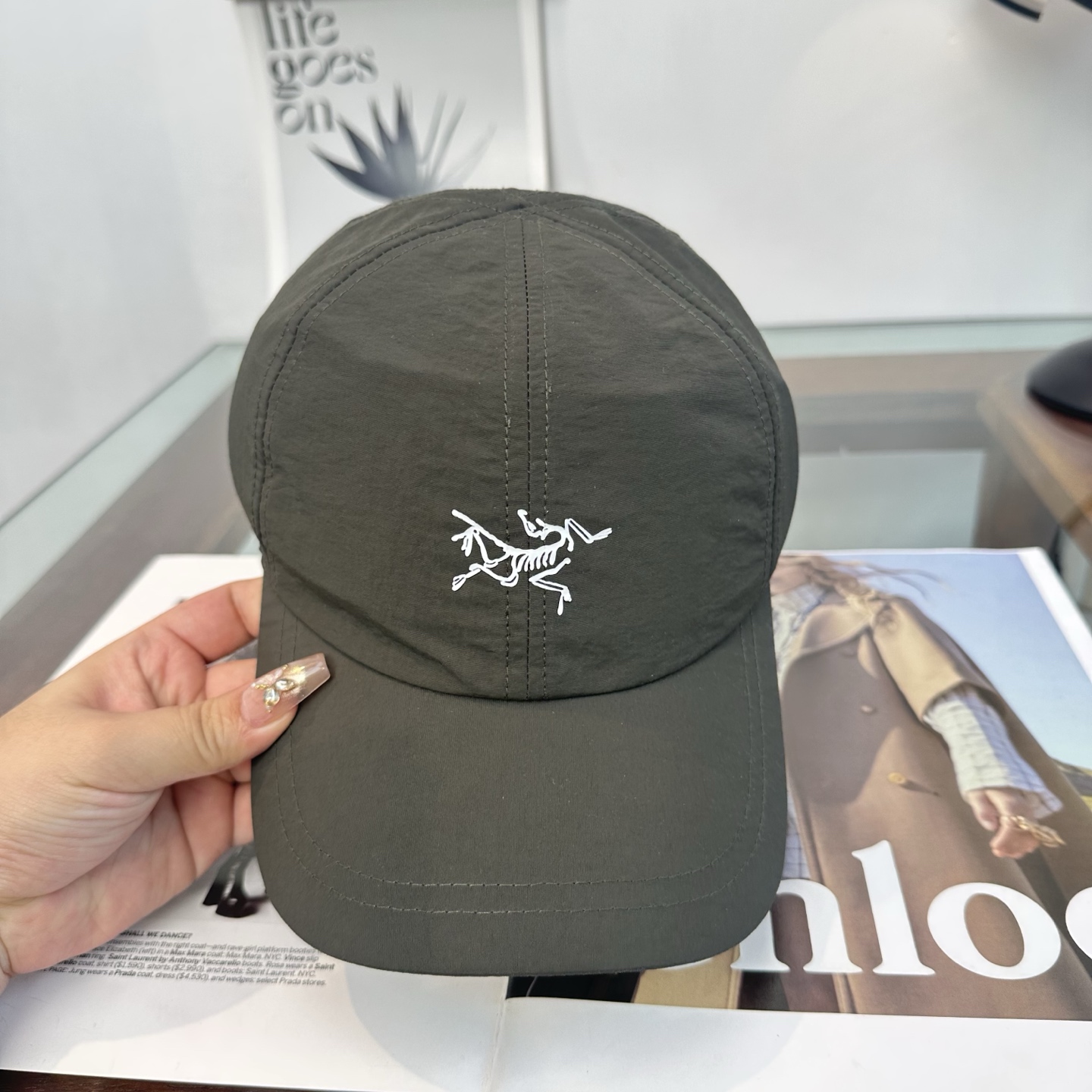ARCTERYX SMALL BIRD HAT 始祖鸟弯檐棒球帽轻量帽子防晒帽遮阳帽情侣款SMALL B