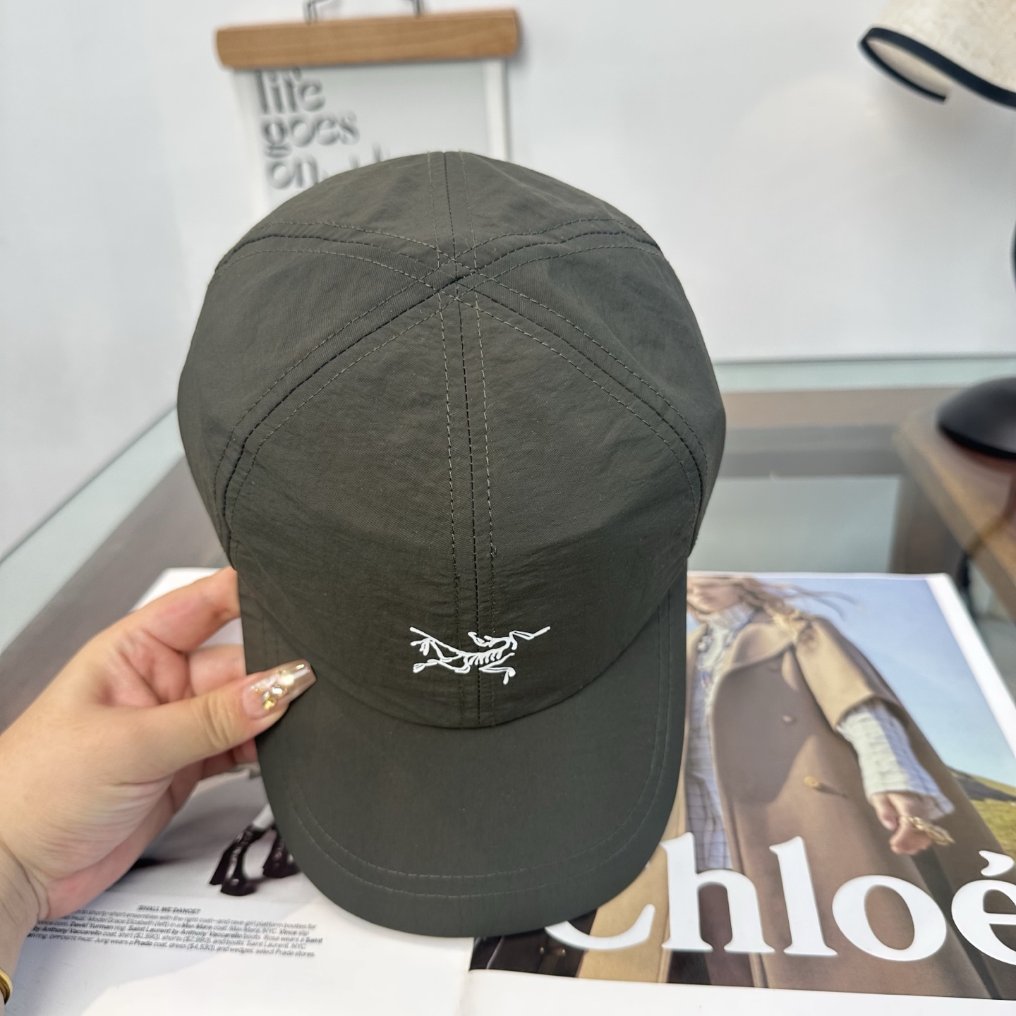 ARCTERYX SMALL BIRD HAT 始祖鸟弯檐棒球帽轻量帽子防晒帽遮阳帽情侣款SMALL B