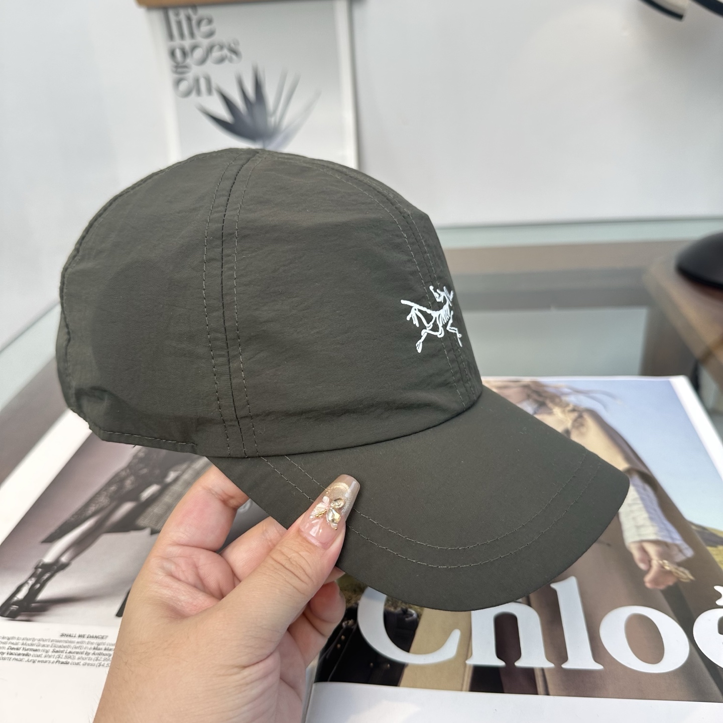 ARCTERYX SMALL BIRD HAT 始祖鸟弯檐棒球帽轻量帽子防晒帽遮阳帽情侣款SMALL B