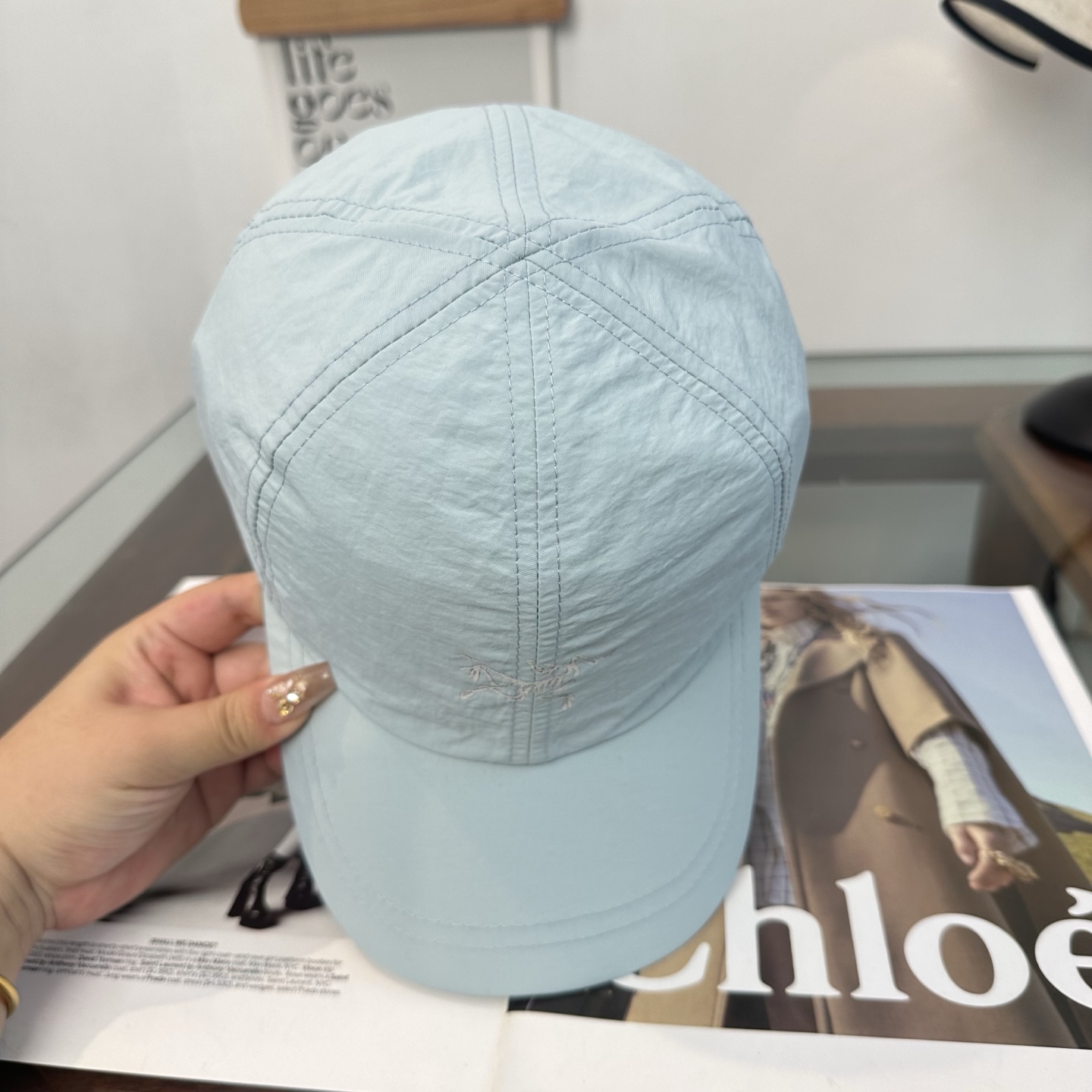 ARCTERYX SMALL BIRD HAT 始祖鸟弯檐棒球帽轻量帽子防晒帽遮阳帽情侣款SMALL B