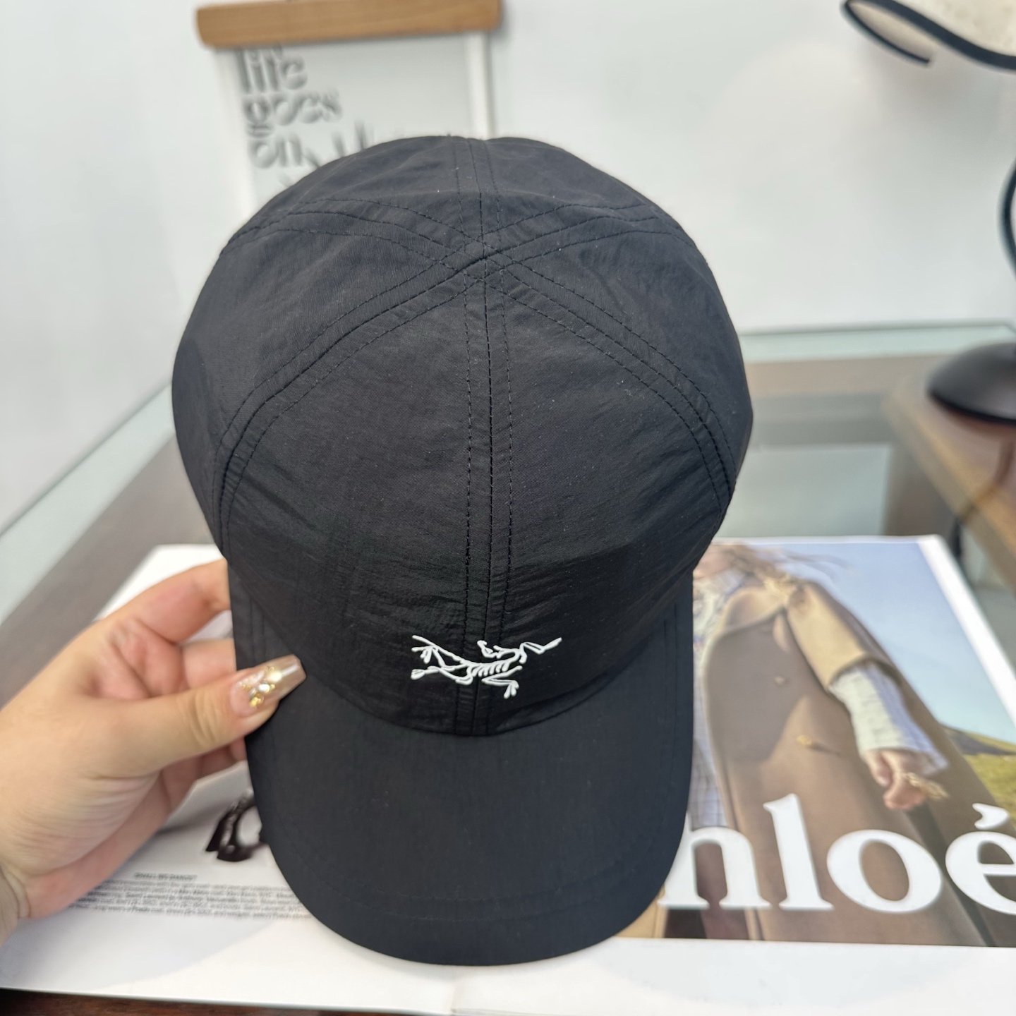 ARCTERYX SMALL BIRD HAT 始祖鸟弯檐棒球帽轻量帽子防晒帽遮阳帽情侣款SMALL B