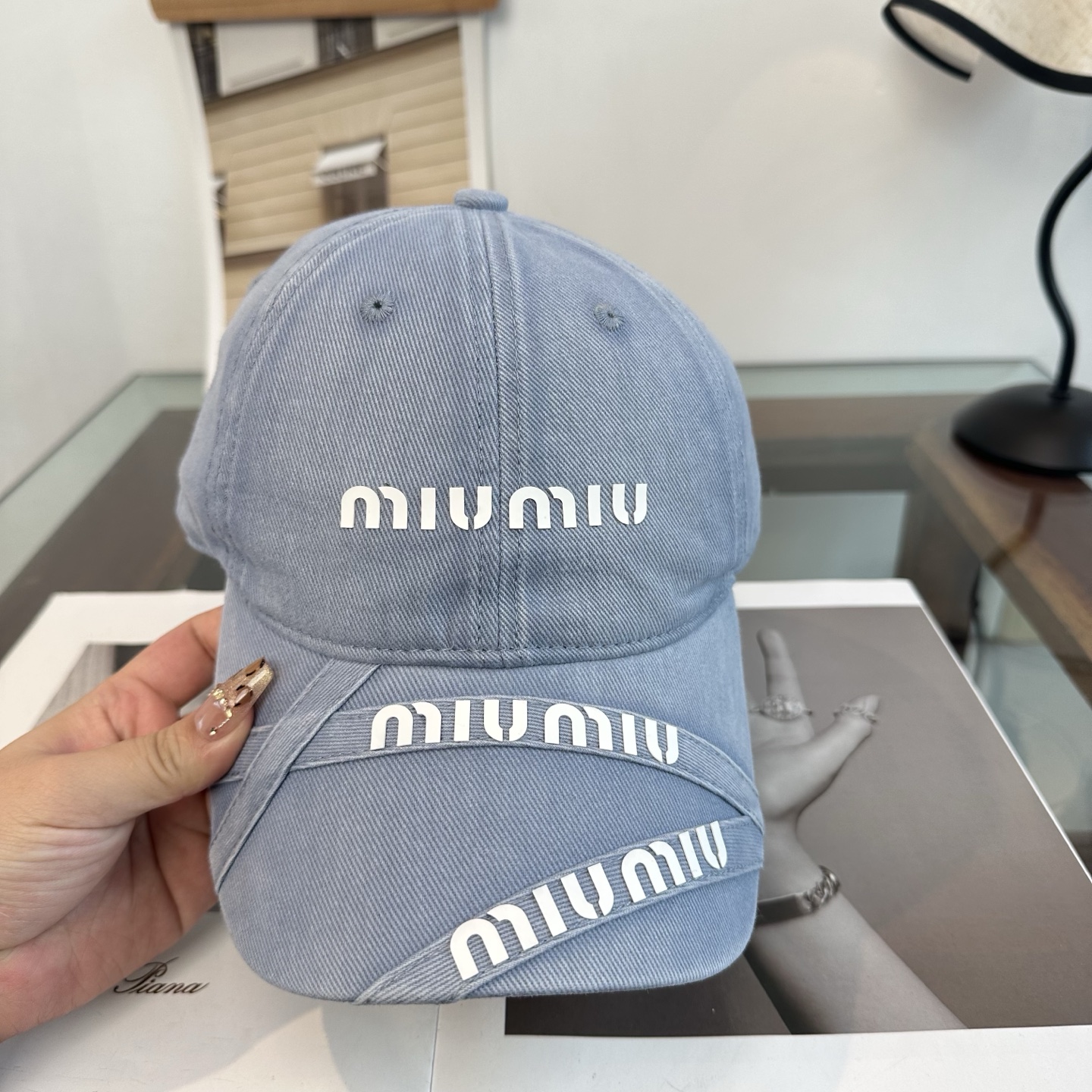 谬谬miumiu 原单 新款棒球帽，正品开模订制，原版做工细致质量超赞！