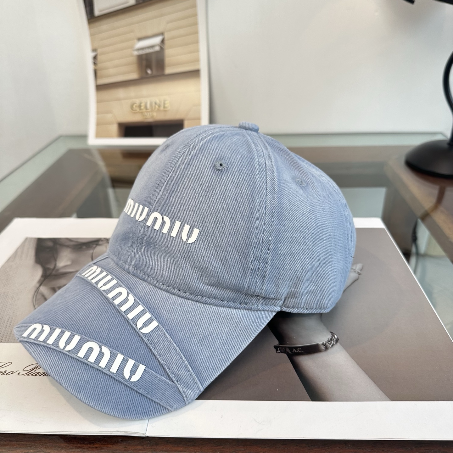 谬谬miumiu 原单 新款棒球帽，正品开模订制，原版做工细致质量超赞！