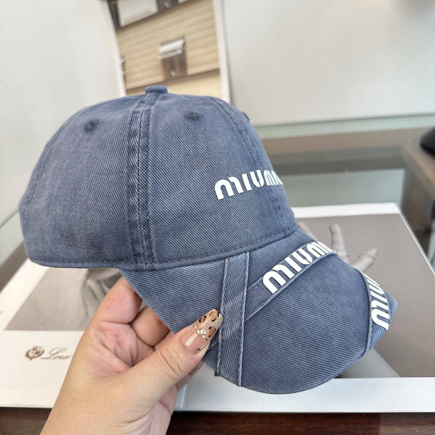 谬谬miumiu 原单 新款棒球帽，正品开模订制，原版做工细致质量超赞！