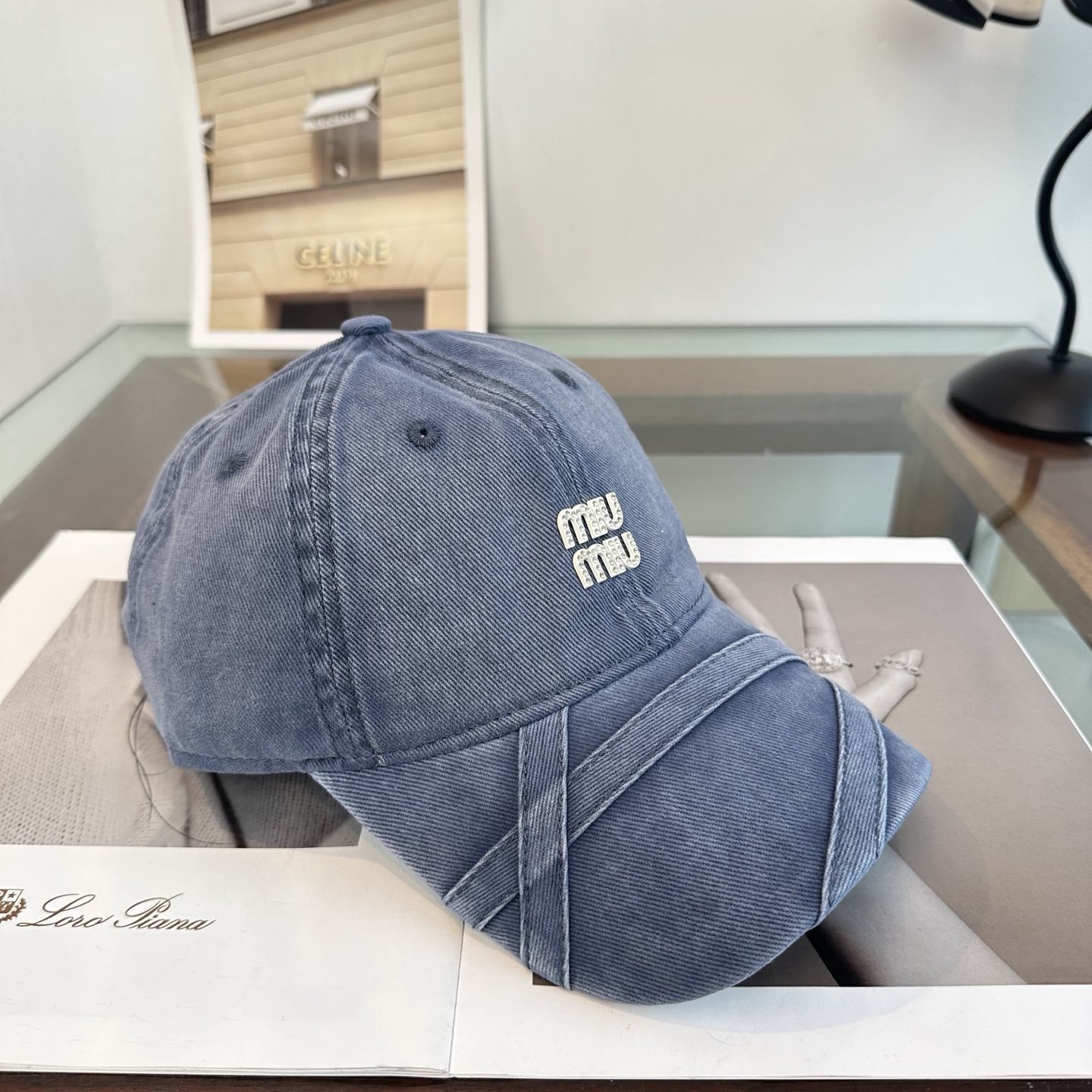 谬谬miumiu 原单 新款棒球帽，正品开模订制，原版做工细致质量超赞！