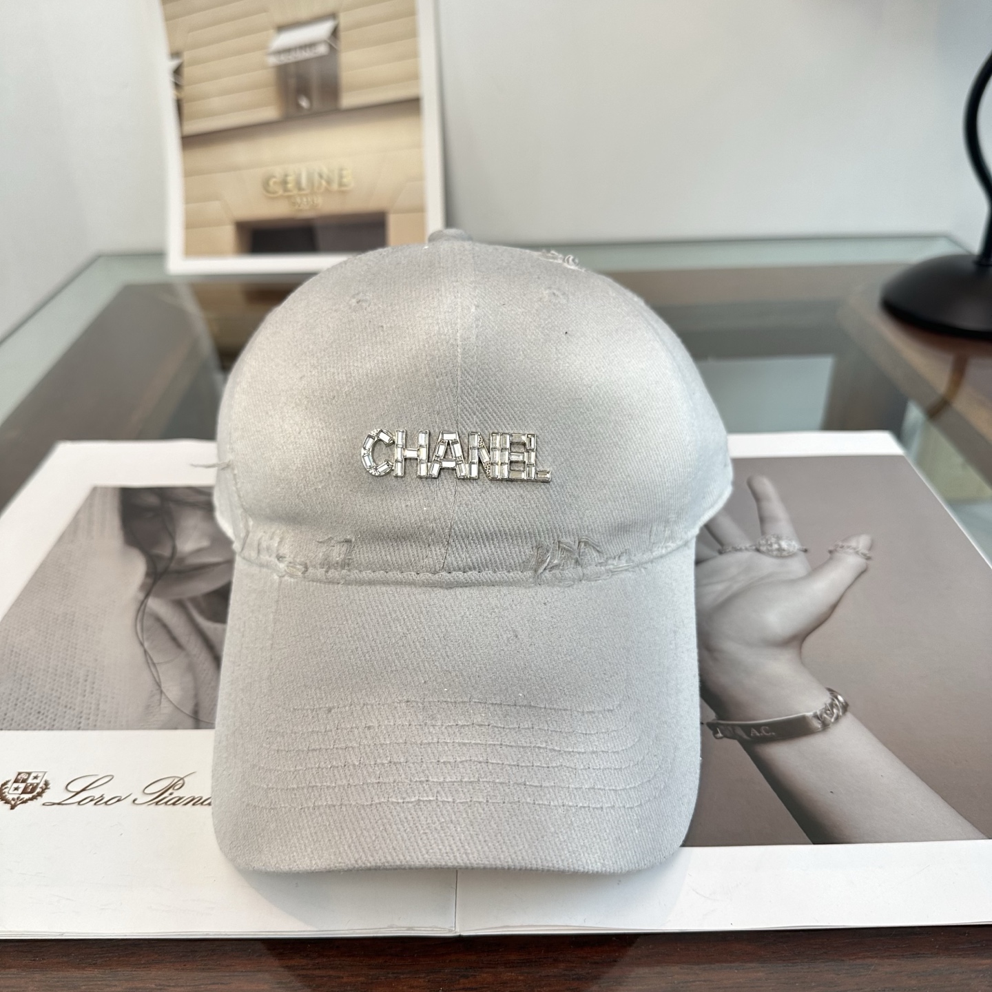 Chanel CHANEL香奈儿新款高级感唯美纹路小香风鸭舌帽 ，遮阳又超好搭配，出街单品 高货版本