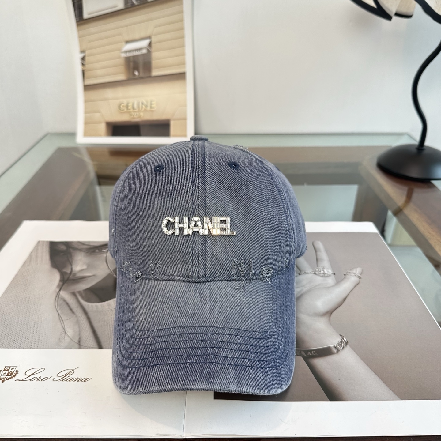 Chanel CHANEL香奈儿新款高级感唯美纹路小香风鸭舌帽 ，遮阳又超好搭配，出街单品 高货版本
