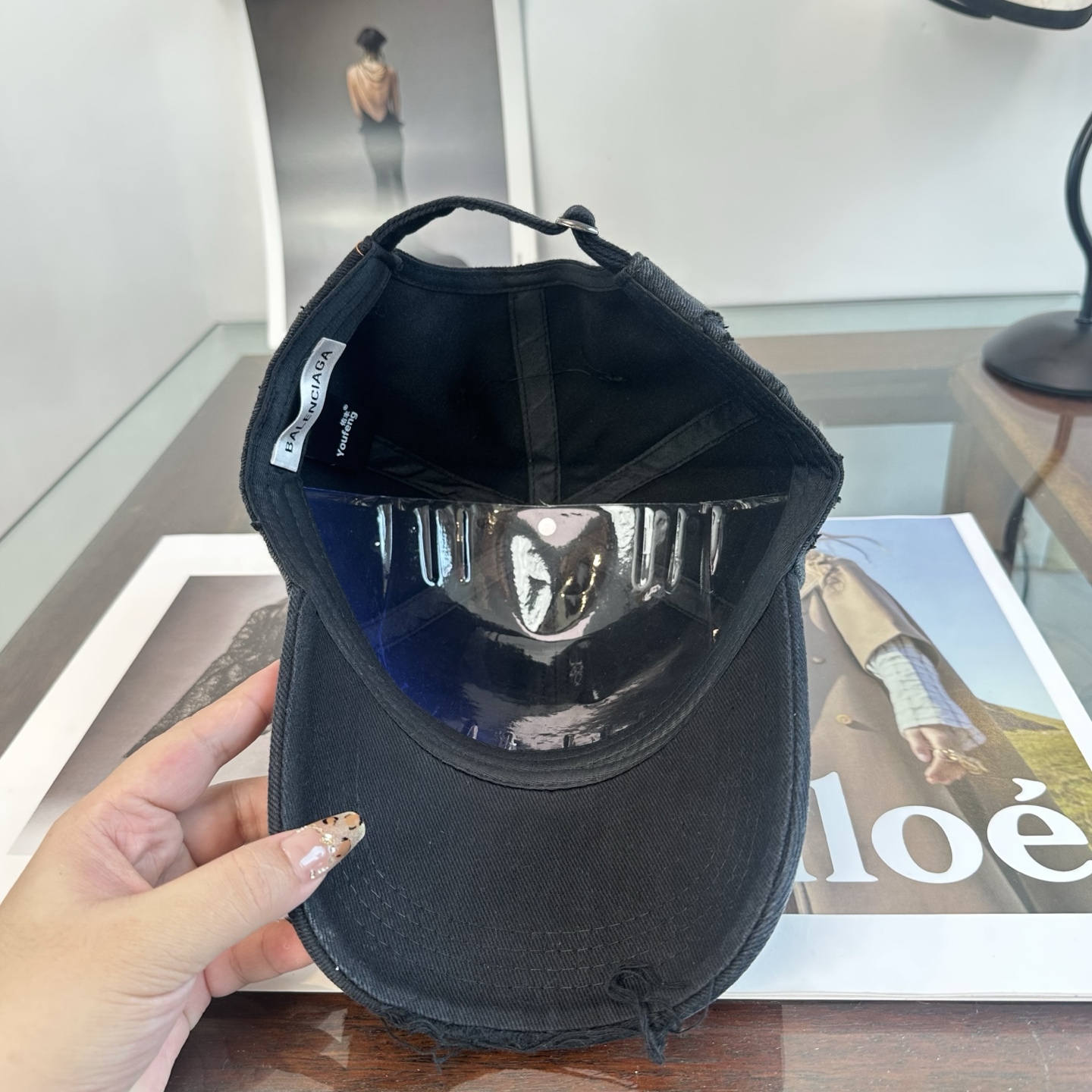 新品Balenciaga 巴黎世家字母新款棒球帽 现货秒发🧢简约时尚超级无敌好看的帽子！情侣款！