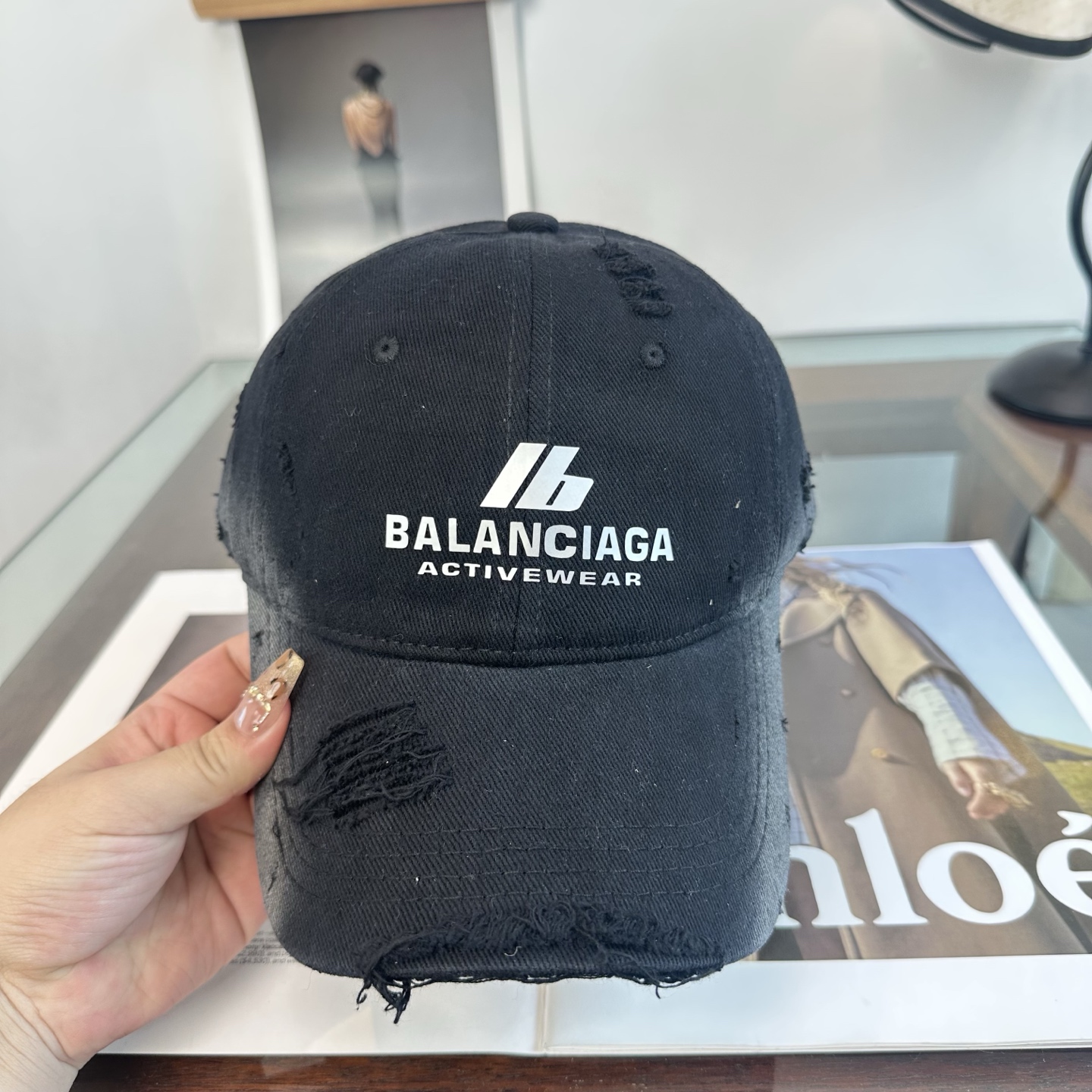 新品Balenciaga 巴黎世家字母新款棒球帽 现货秒发🧢简约时尚超级无敌好看的帽子！情侣款！