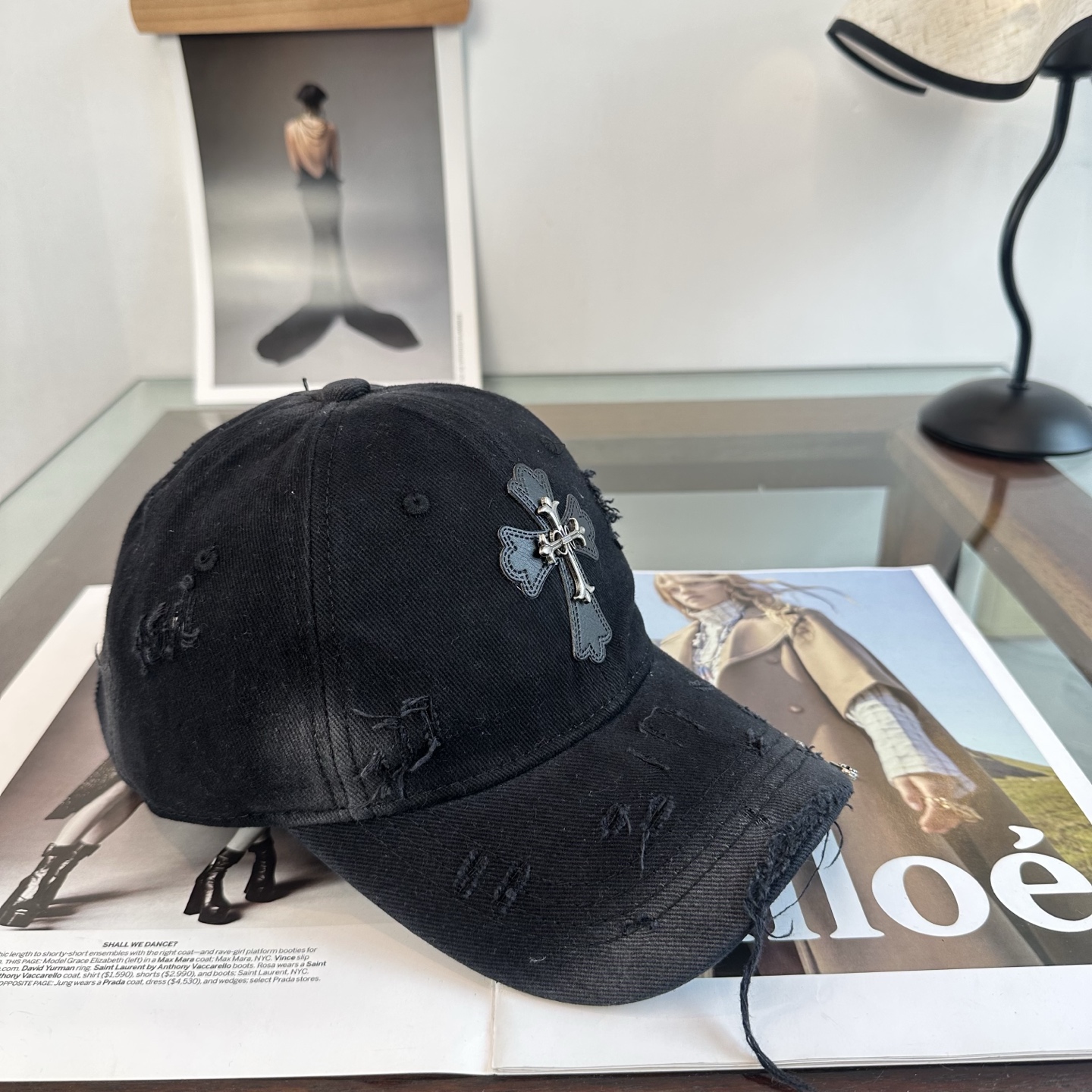 Chrome hearts 克罗心 新款十字架 高品质棒球帽，高端定制版！网红时尚博主同款！墙裂推荐！质量巨好！谁戴谁好