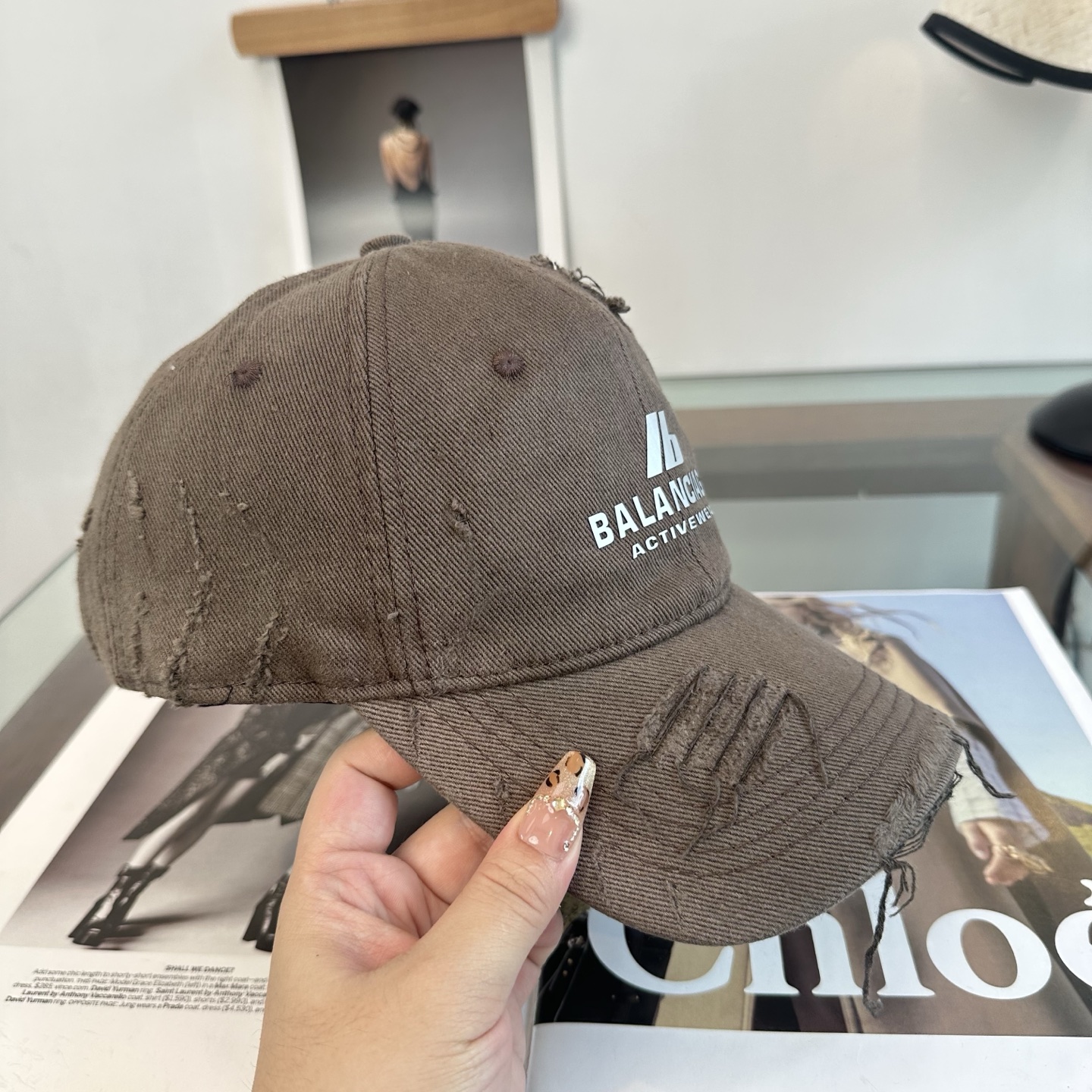 新品Balenciaga 巴黎世家字母新款棒球帽 现货秒发🧢简约时尚超级无敌好看的帽子！情侣款！
