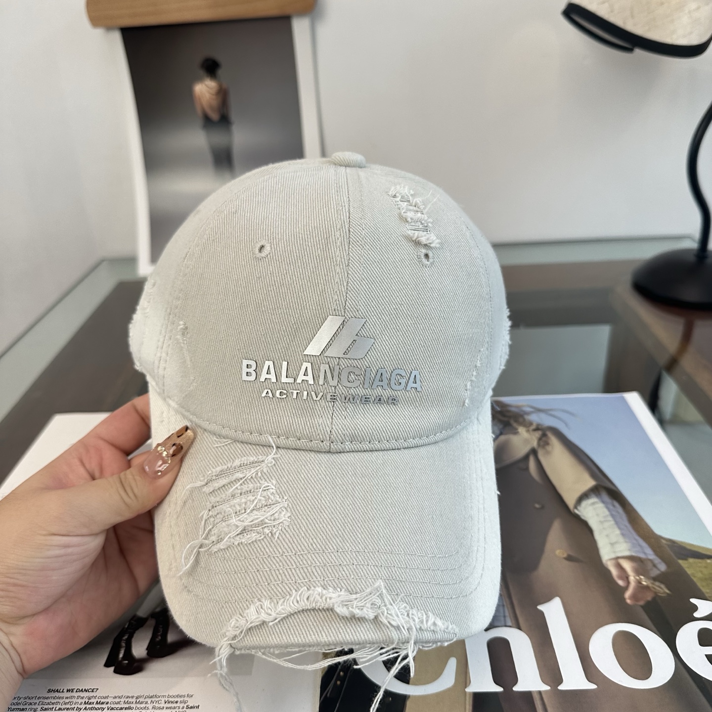 新品Balenciaga 巴黎世家字母新款棒球帽 现货秒发🧢简约时尚超级无敌好看的帽子！情侣款！