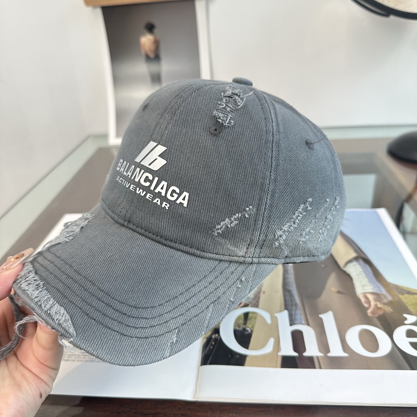 新品Balenciaga 巴黎世家字母新款棒球帽 现货秒发🧢简约时尚超级无敌好看的帽子！情侣款！