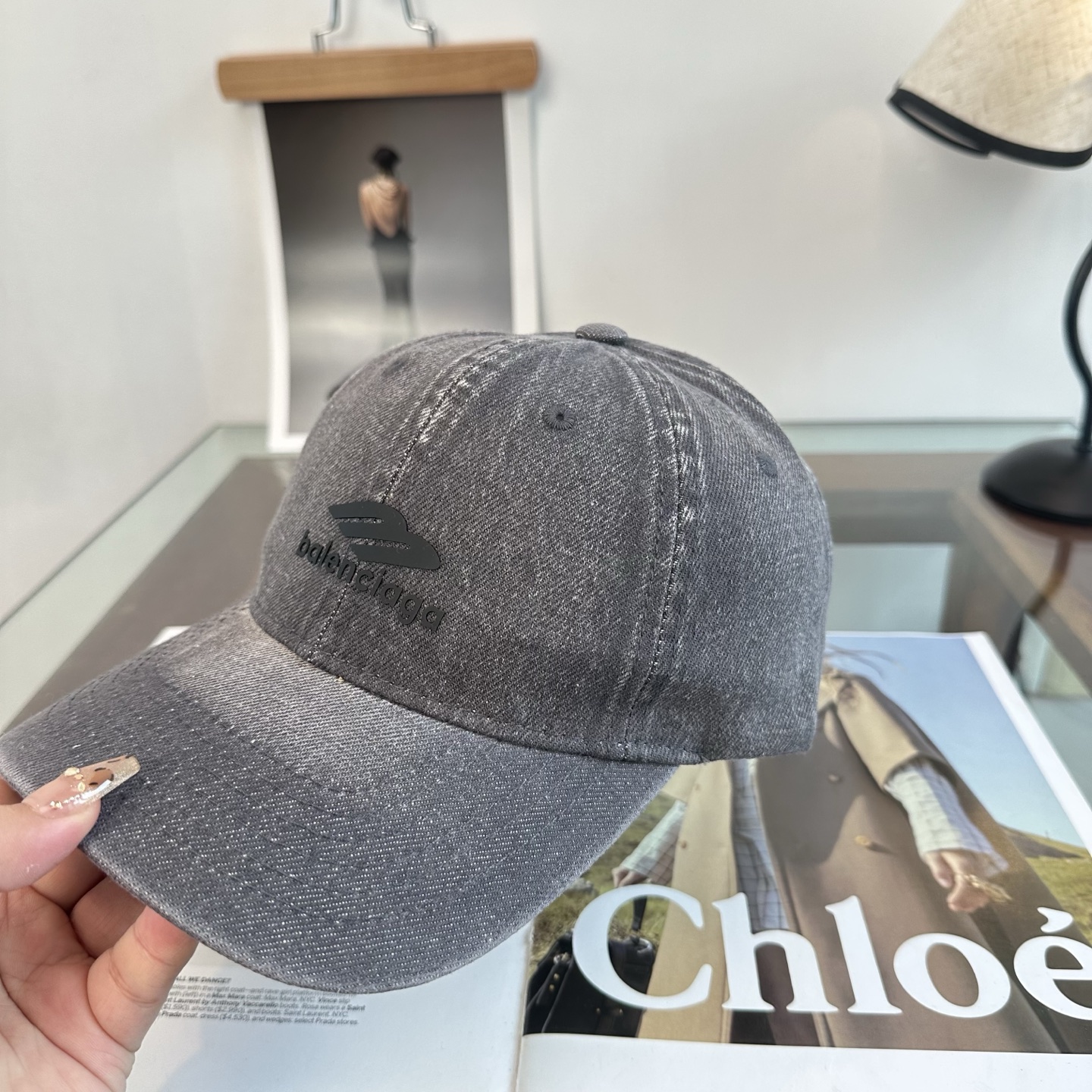 新品Balenciaga 巴黎世家字母新款棒球帽 现货秒发🧢简约时尚超级无敌好看的帽子！情侣款！