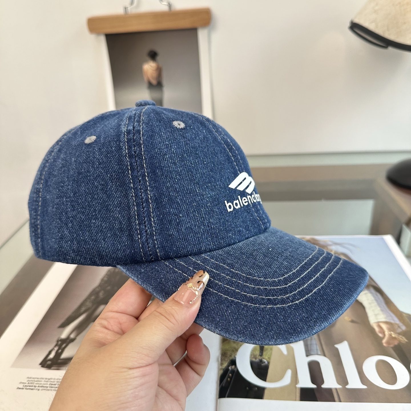 新品Balenciaga 巴黎世家字母新款棒球帽 现货秒发🧢简约时尚超级无敌好看的帽子！情侣款！