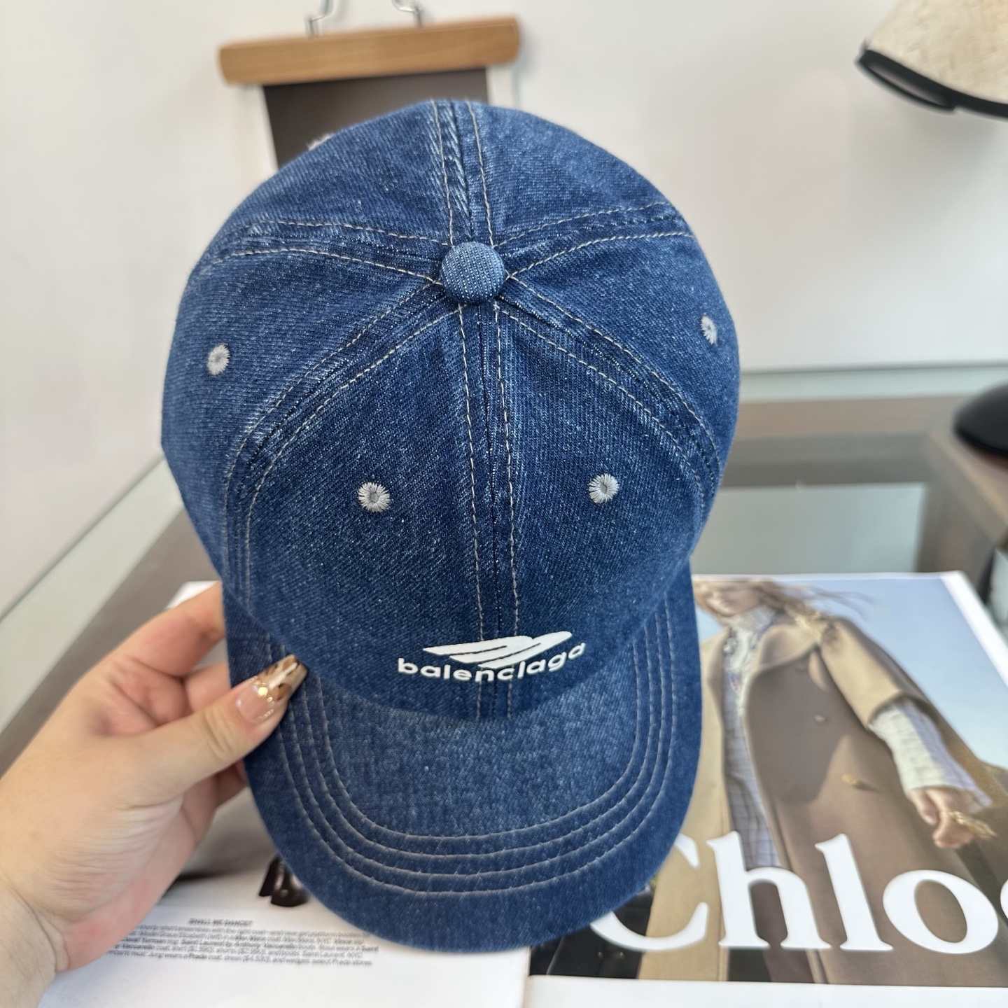 新品Balenciaga 巴黎世家字母新款棒球帽 现货秒发🧢简约时尚超级无敌好看的帽子！情侣款！