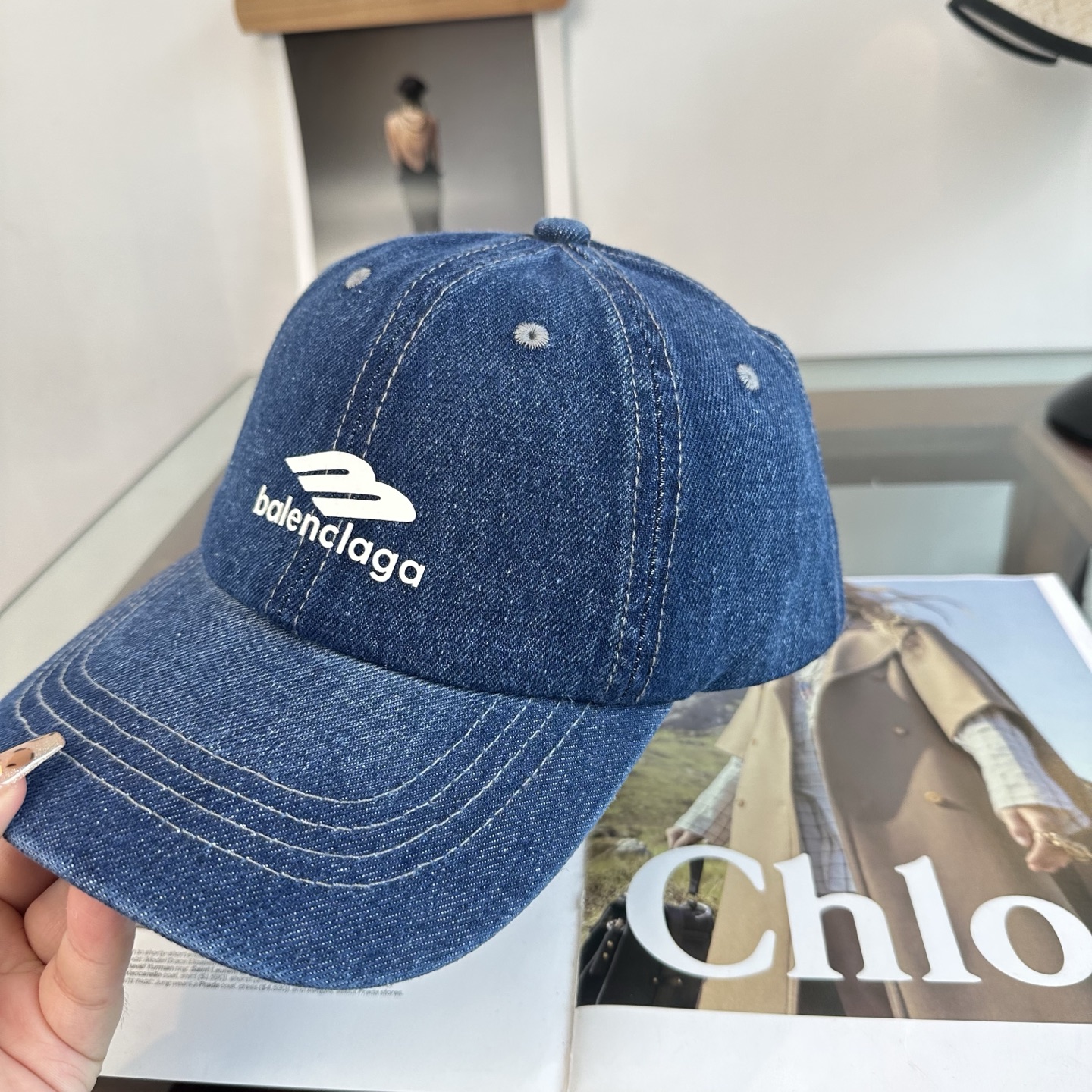 新品Balenciaga 巴黎世家字母新款棒球帽 现货秒发🧢简约时尚超级无敌好看的帽子！情侣款！
