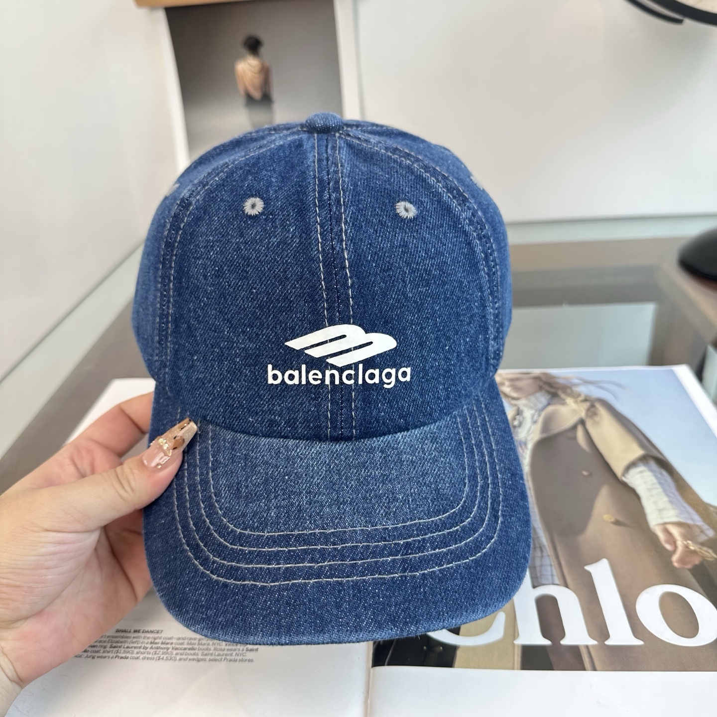 新品Balenciaga 巴黎世家字母新款棒球帽 现货秒发🧢简约时尚超级无敌好看的帽子！情侣款！