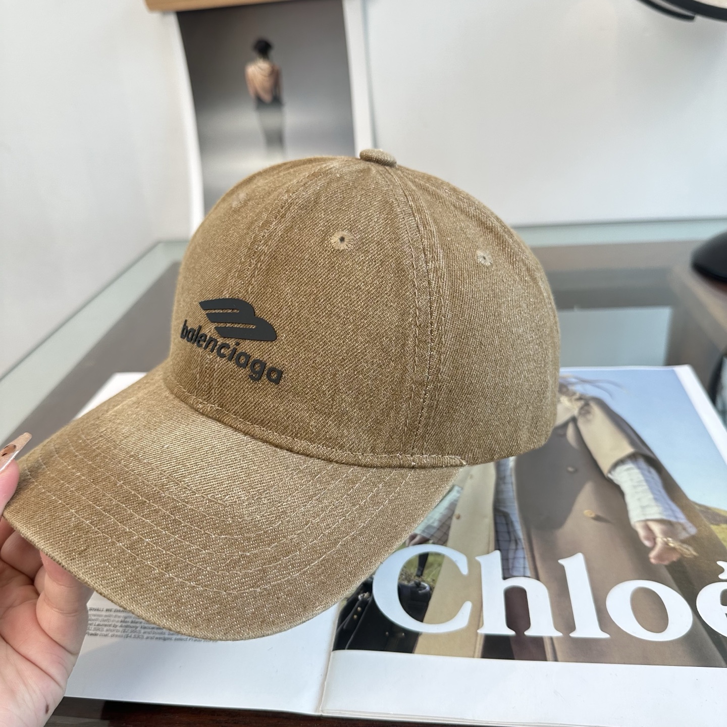 新品Balenciaga 巴黎世家字母新款棒球帽 现货秒发🧢简约时尚超级无敌好看的帽子！情侣款！