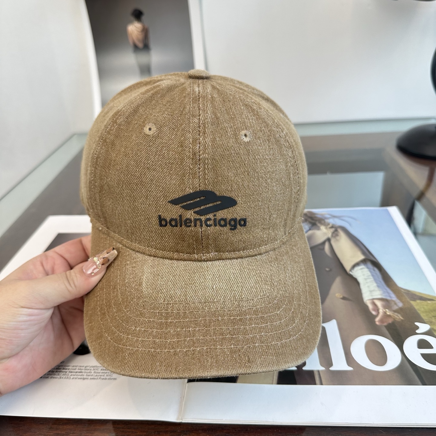 新品Balenciaga 巴黎世家字母新款棒球帽 现货秒发🧢简约时尚超级无敌好看的帽子！情侣款！