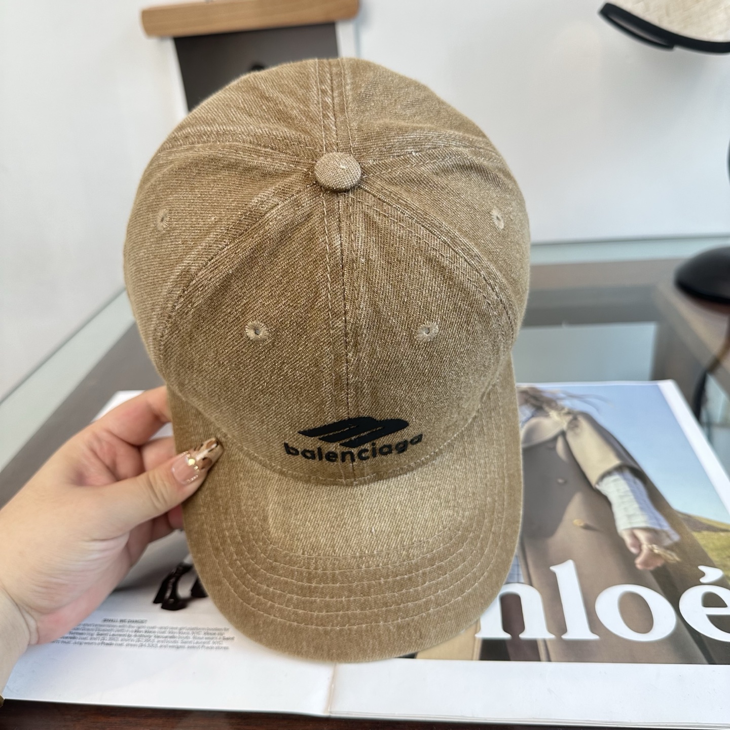 新品Balenciaga 巴黎世家字母新款棒球帽 现货秒发🧢简约时尚超级无敌好看的帽子！情侣款！