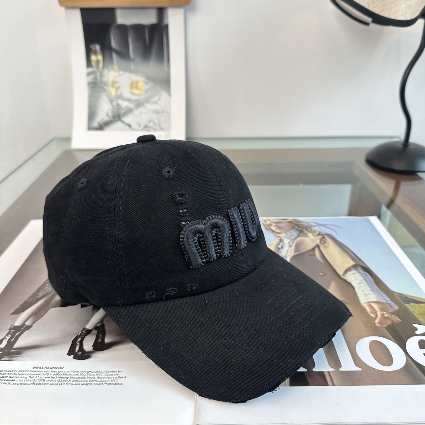 谬谬miumiu 原单 新款棒球帽，正品开模订制，原版做工细致质量超赞！