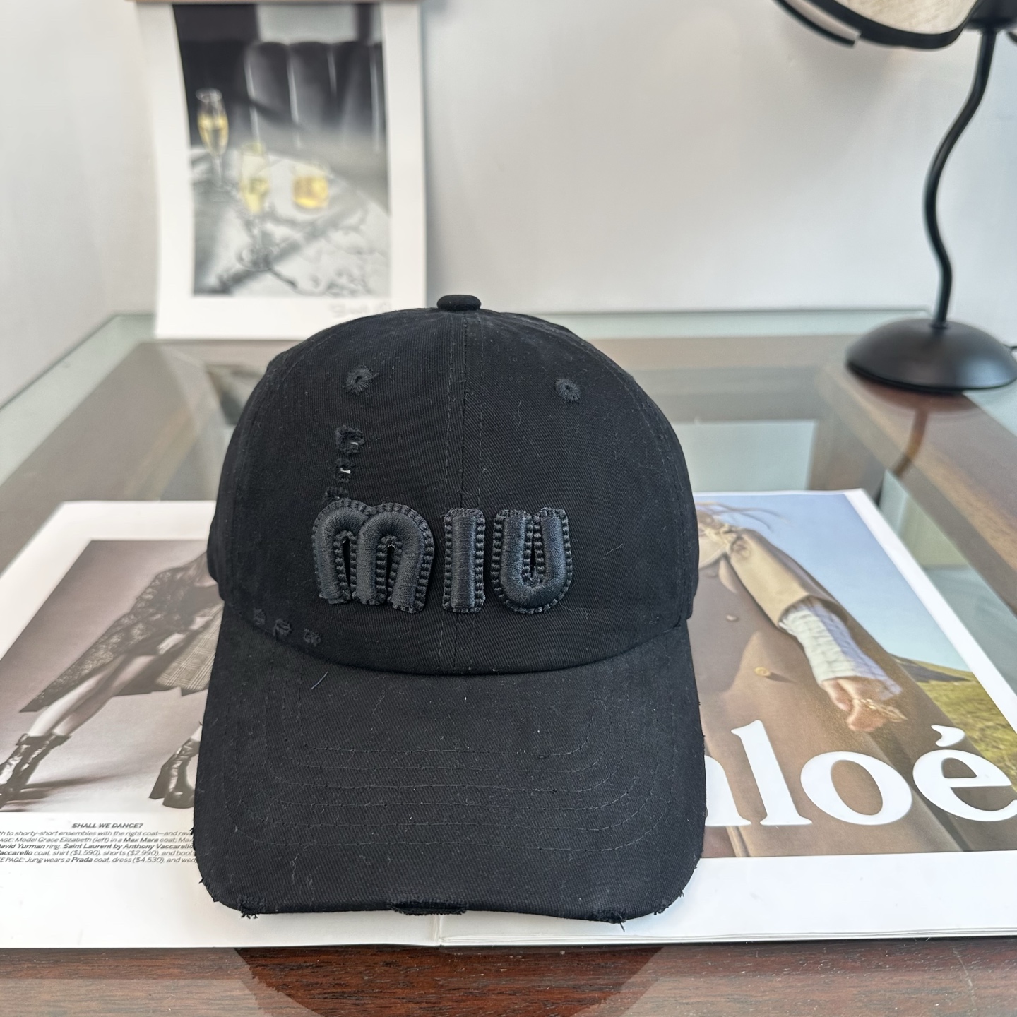 谬谬miumiu 原单 新款棒球帽，正品开模订制，原版做工细致质量超赞！