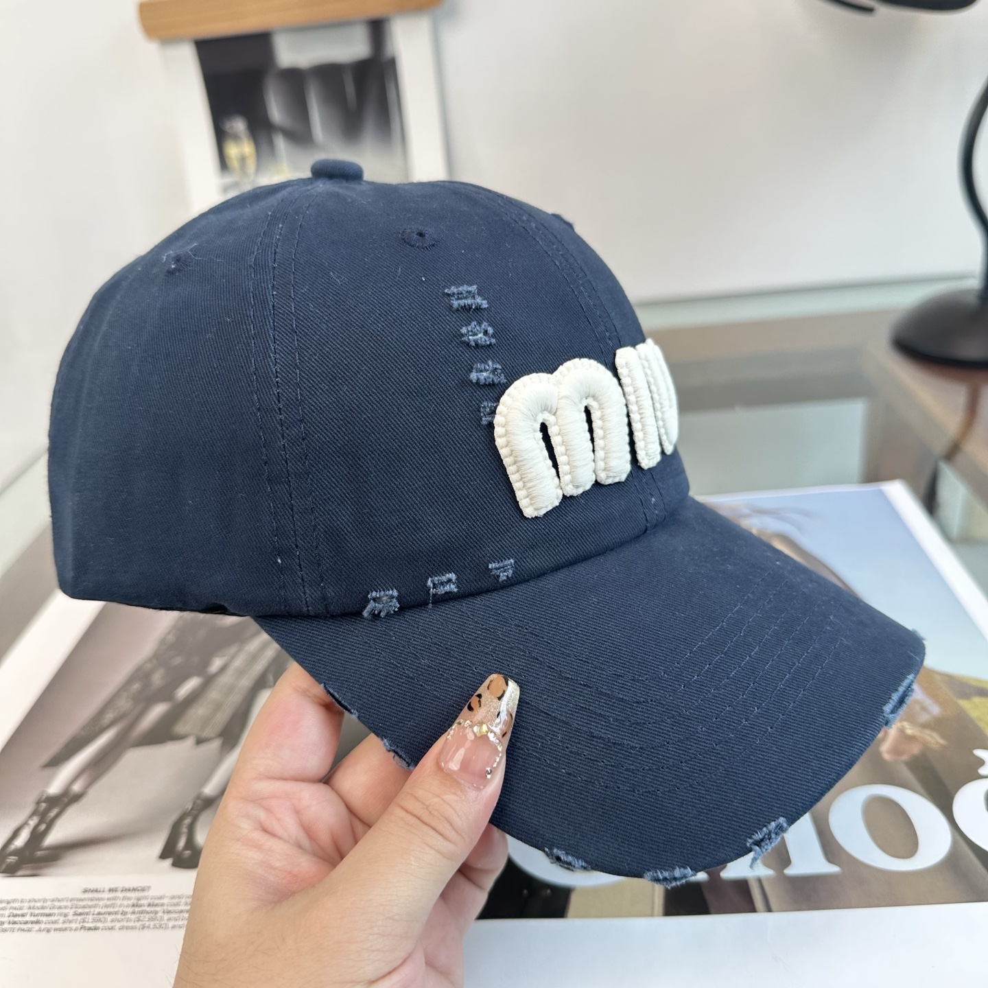 谬谬miumiu 原单 新款棒球帽，正品开模订制，原版做工细致质量超赞！