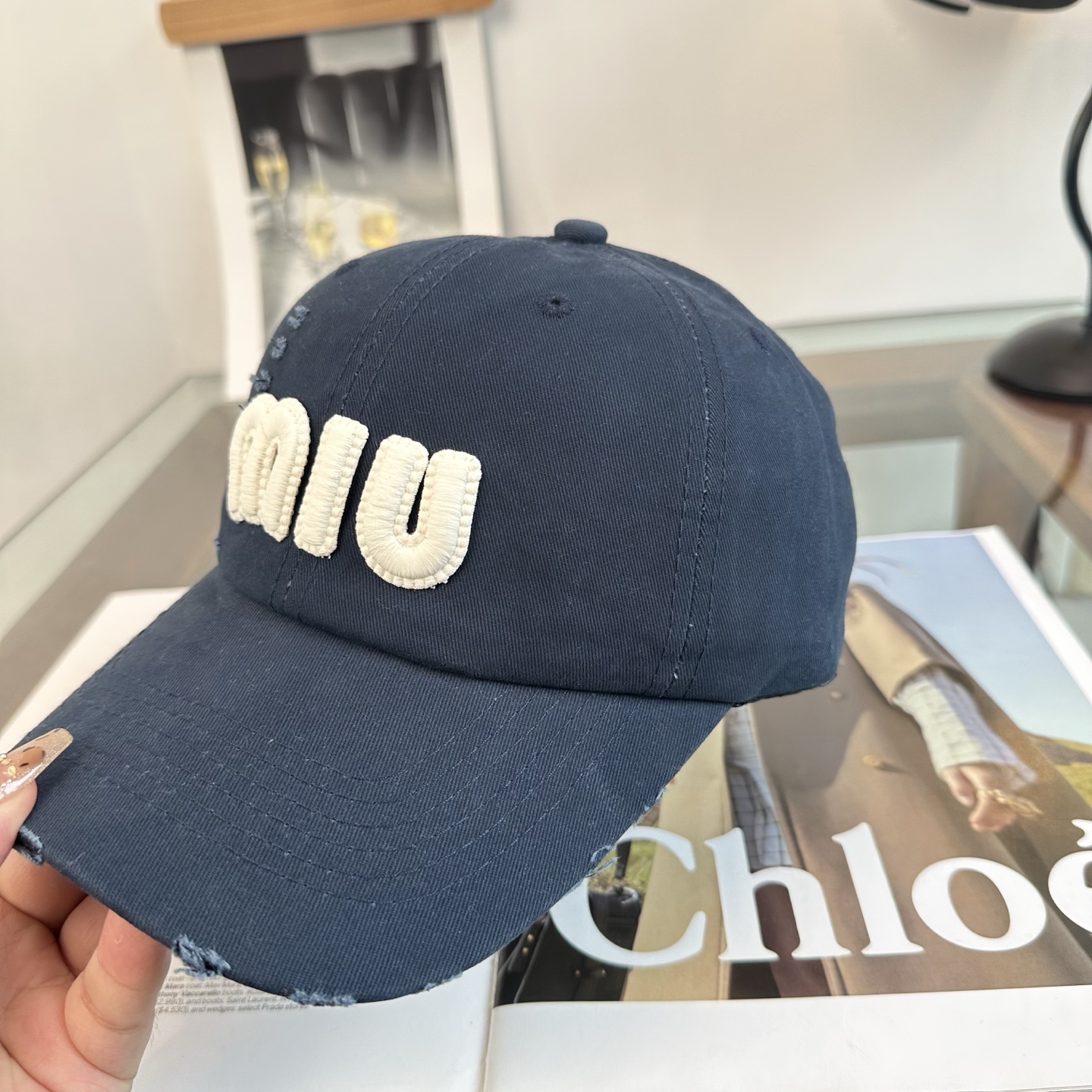 谬谬miumiu 原单 新款棒球帽，正品开模订制，原版做工细致质量超赞！