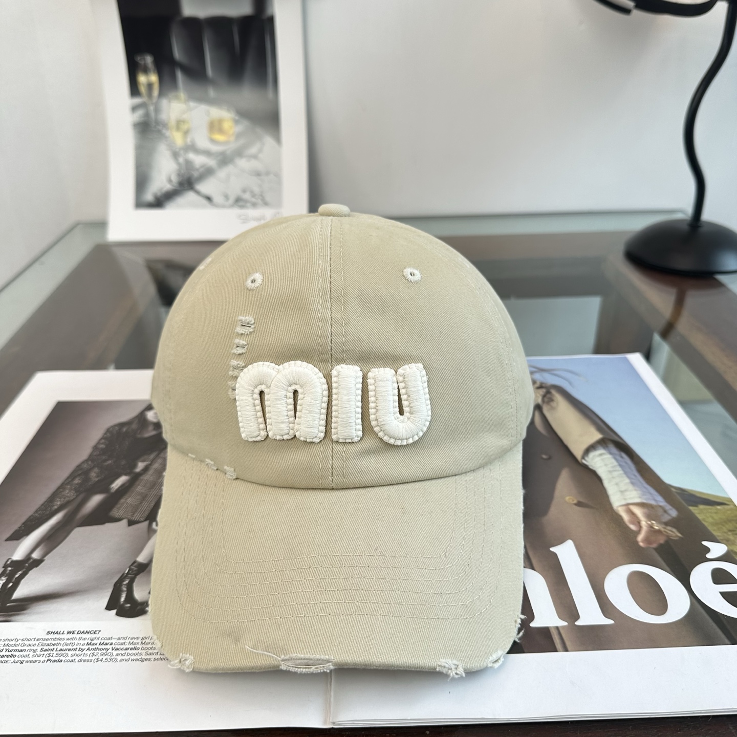 谬谬miumiu 原单 新款棒球帽，正品开模订制，原版做工细致质量超赞！