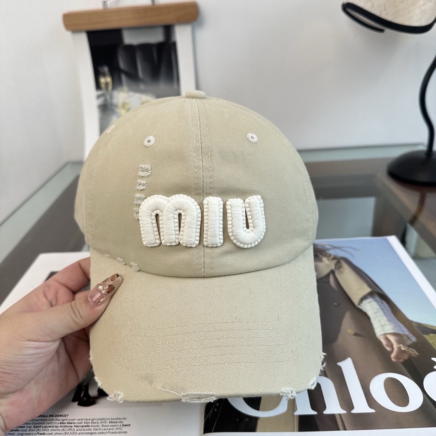 谬谬miumiu 原单 新款棒球帽，正品开模订制，原版做工细致质量超赞！