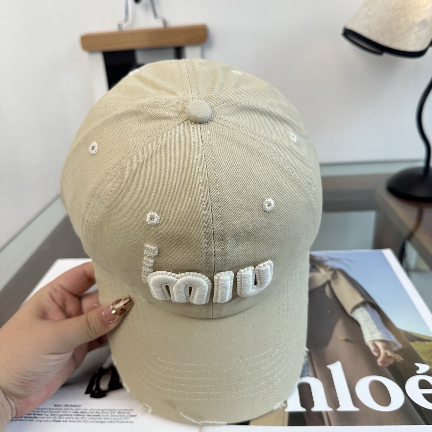 谬谬miumiu 原单 新款棒球帽，正品开模订制，原版做工细致质量超赞！
