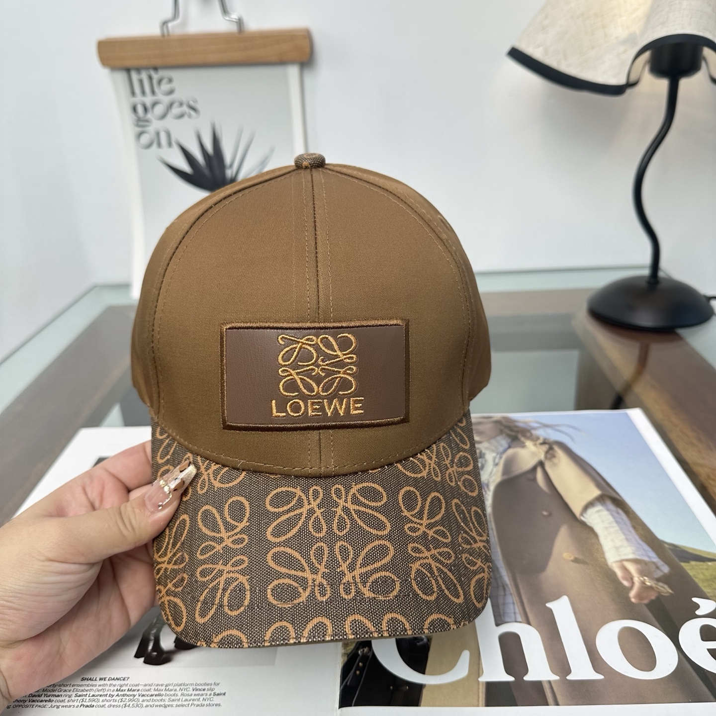 LOEWE【罗意威】新款棒球帽，专柜同步出货，大牌款超好搭配，赶紧入手